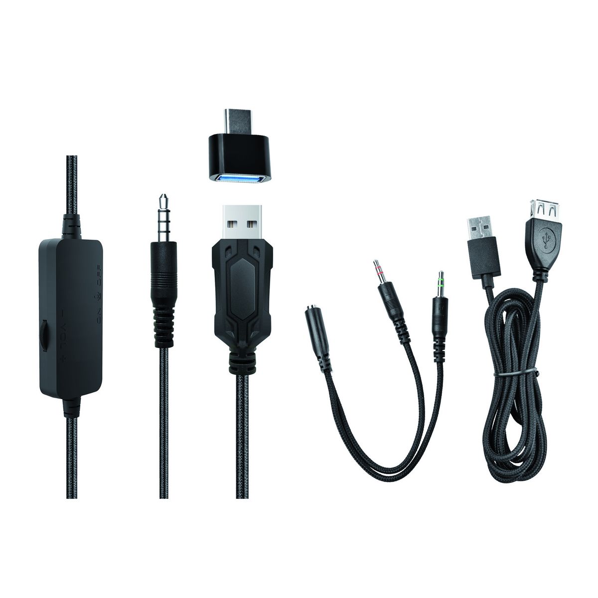 ONIVERSE Casque Gaming Filaire Nebula Artic Blanc Multiplateforme