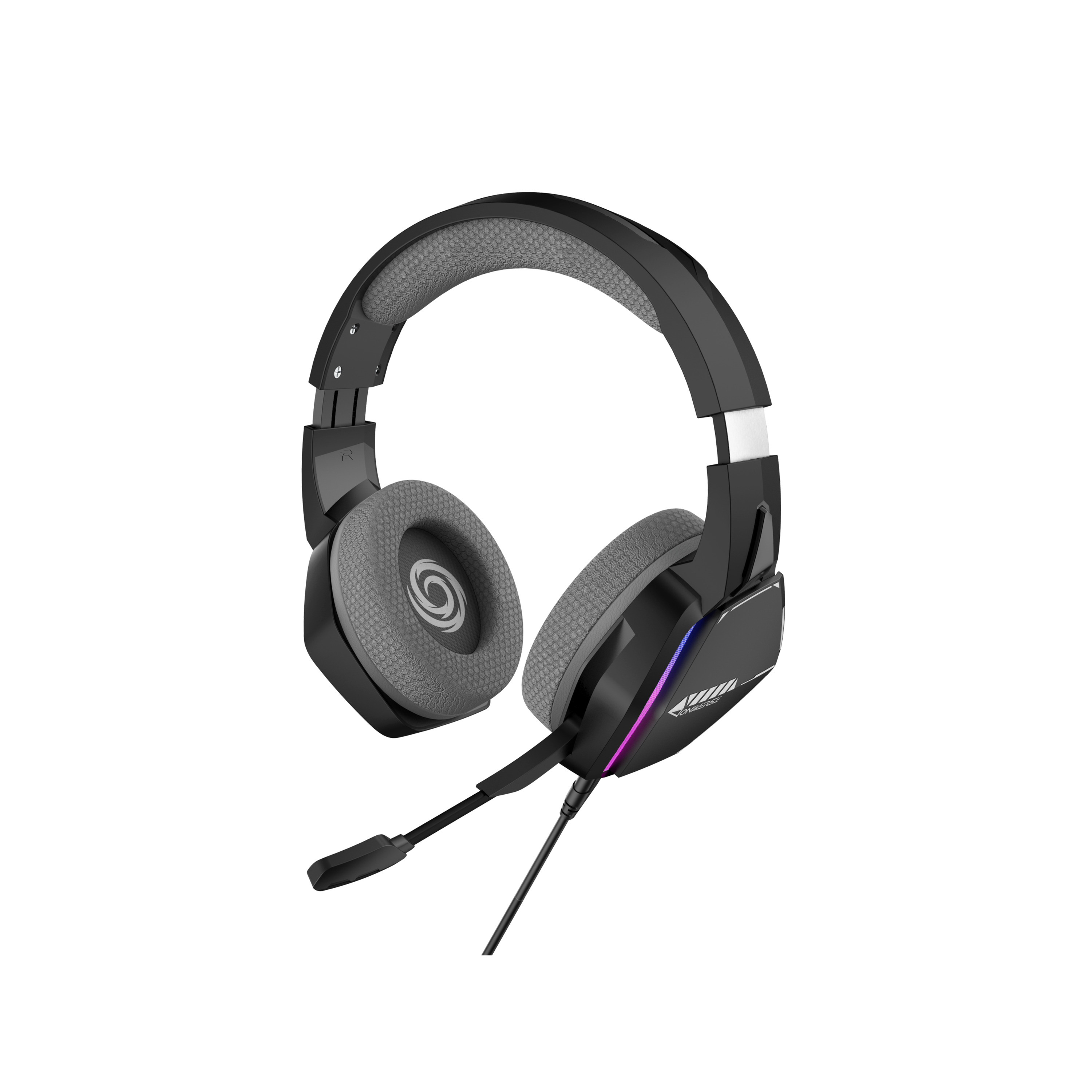 Voir la diapositive 10 : ONIVERSE Casque Gaming Filaire Nebula Infinite Noir Multiplateforme