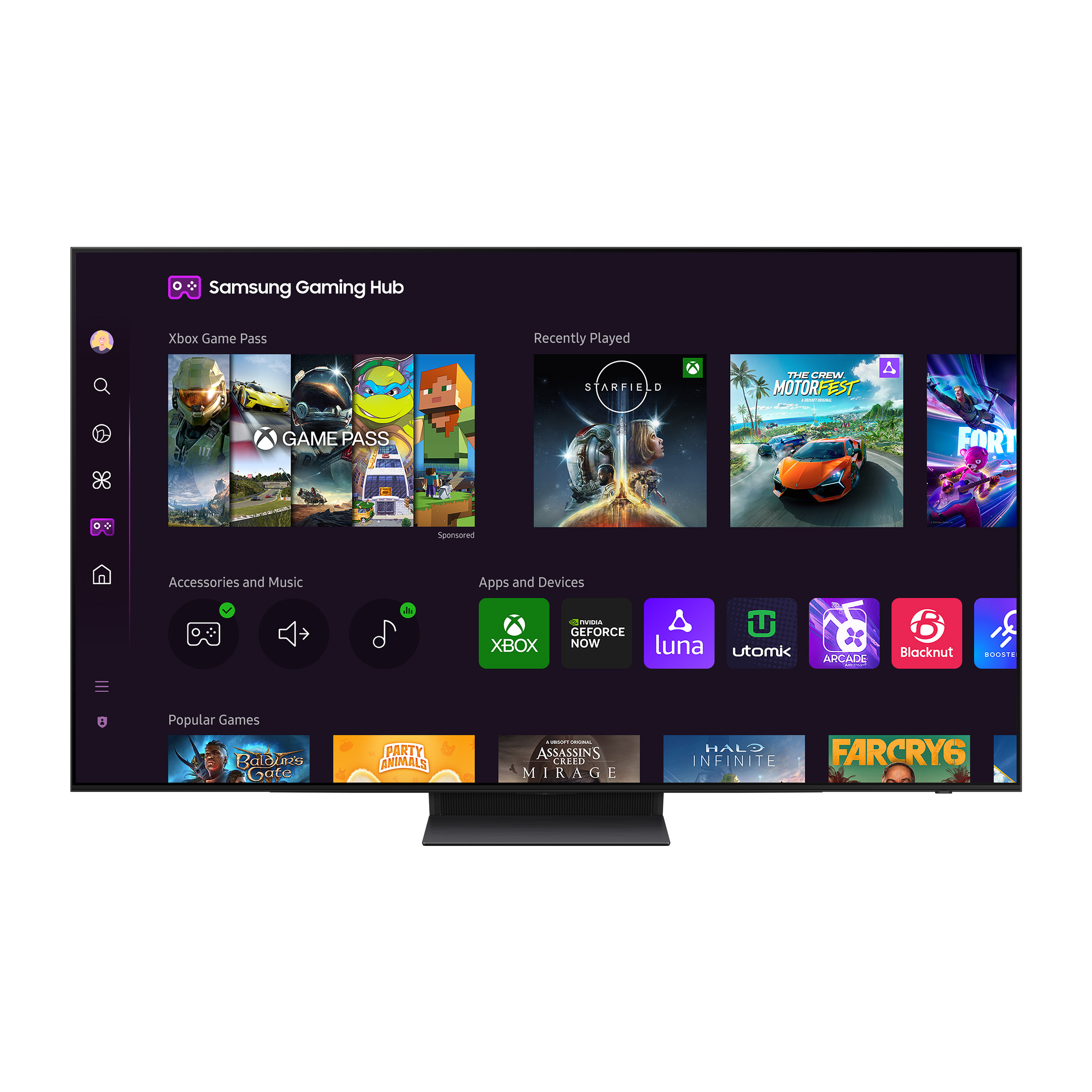Voir la diapositive 2 : SAMSUNG TQ65S90DATXXC 2024 TV OLED  4K Ultra HD 165 cm Smart TV