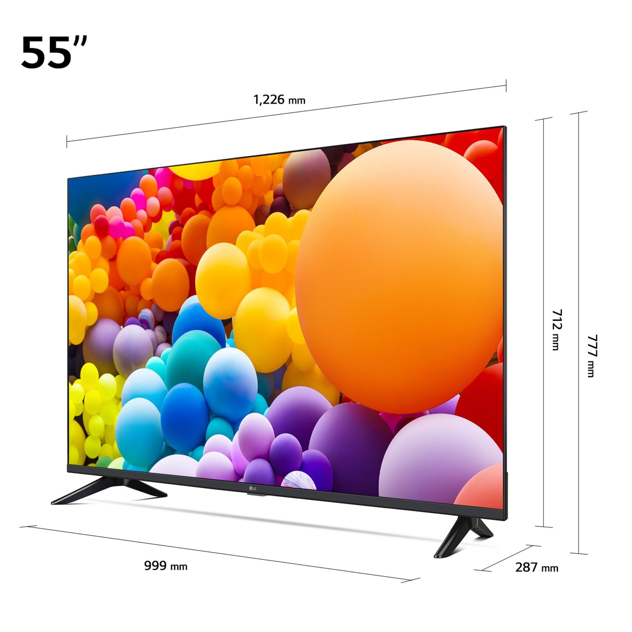 Voir la diapositive 2 : LG 55UT7300 2024 TV LED 4K Ultra HD 140 cm Smart TV