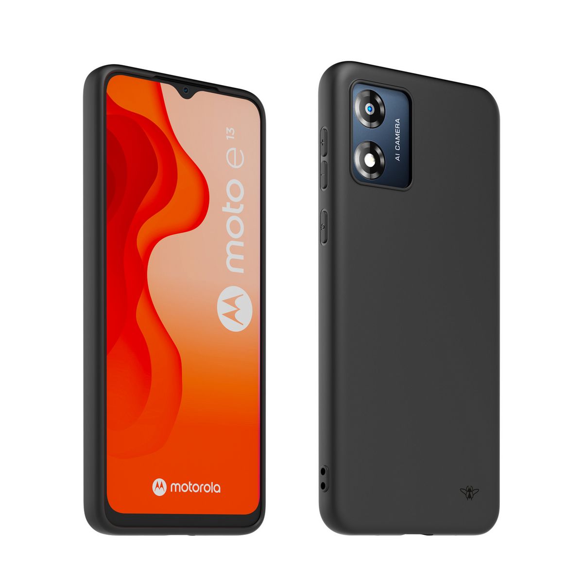 CASR Coque + Verre Trempé pour Motorola E13 - Transparent