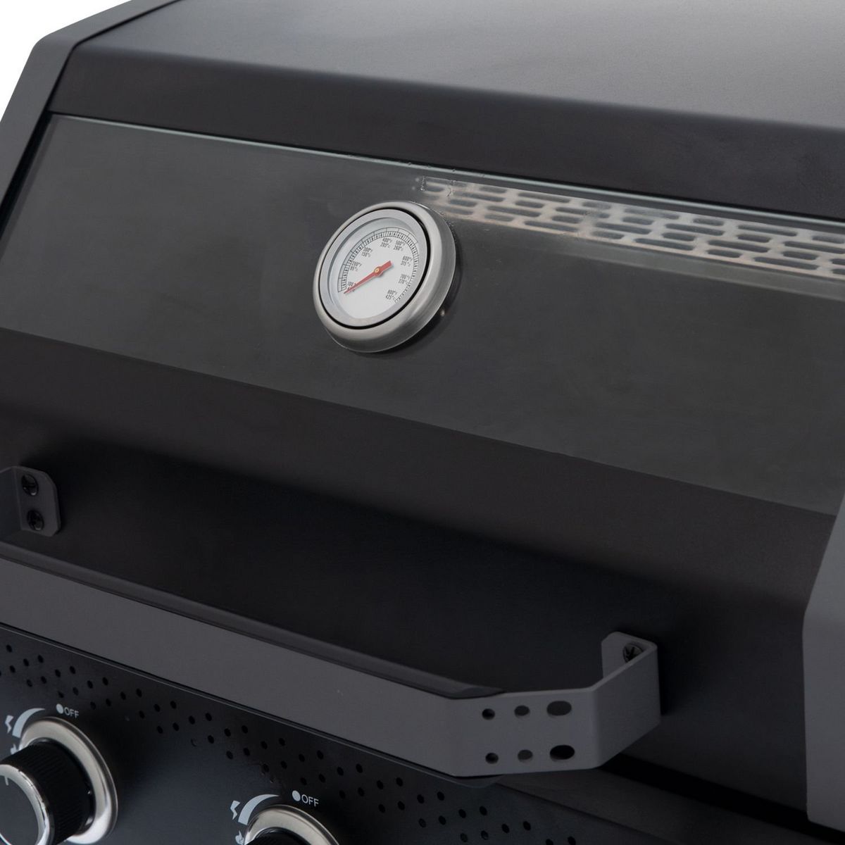 GARDENSTAR GDS Barbecue gaz - 3 bruleurs -  4 roues