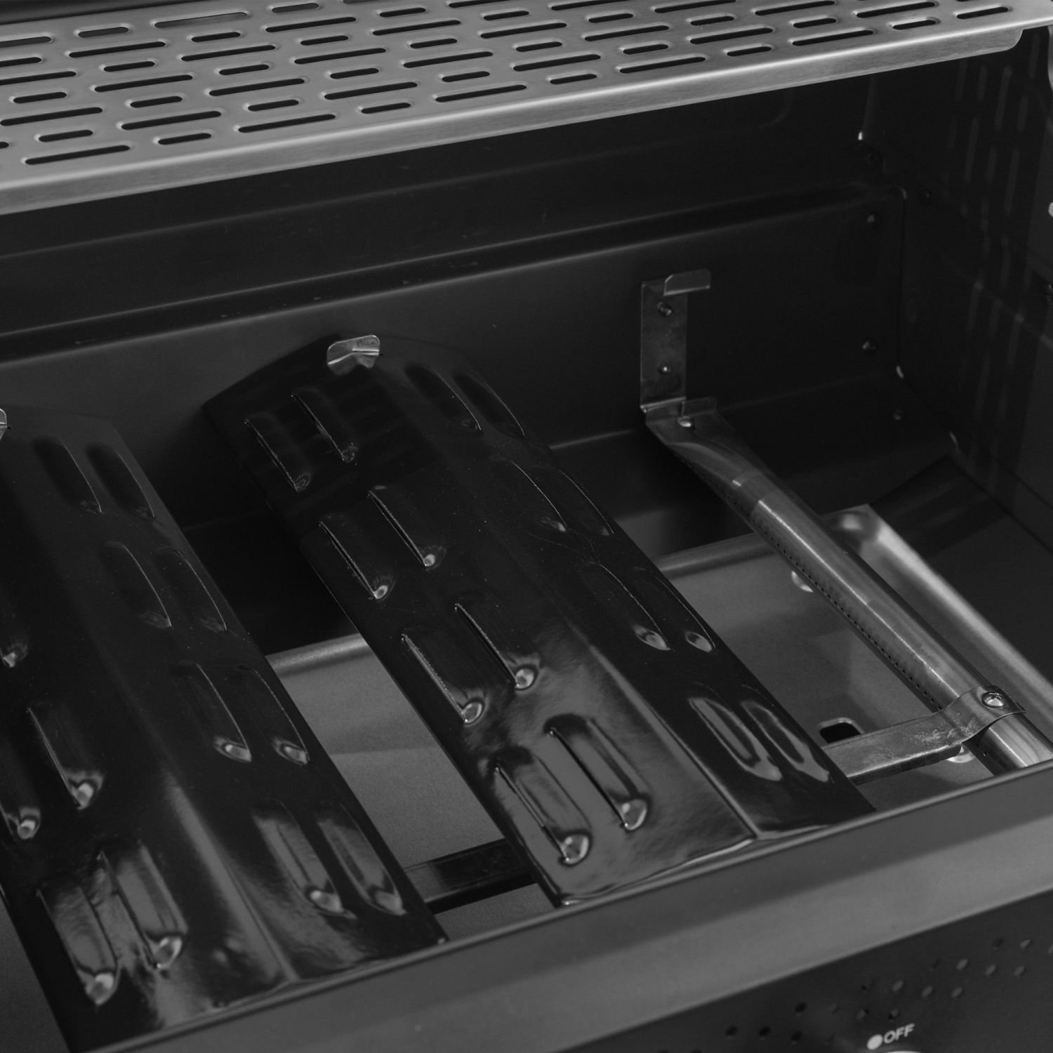 Voir la diapositive 17 : GARDENSTAR GDS Barbecue gaz - 3 bruleurs -  4 roues