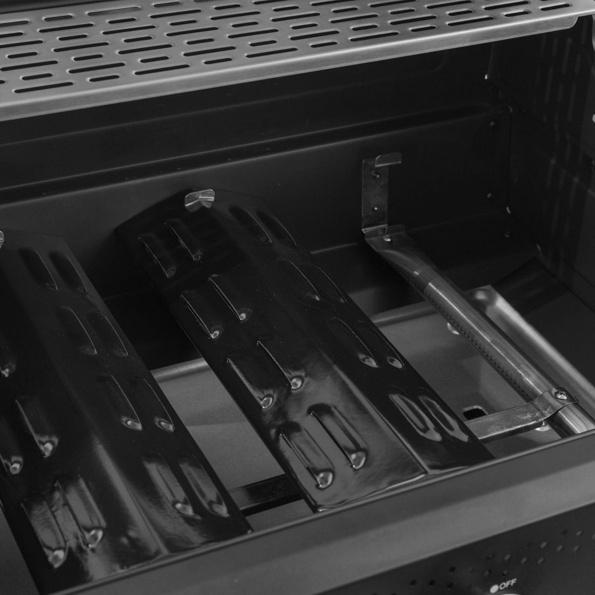 GARDENSTAR GDS Barbecue gaz - 3 bruleurs -  4 roues