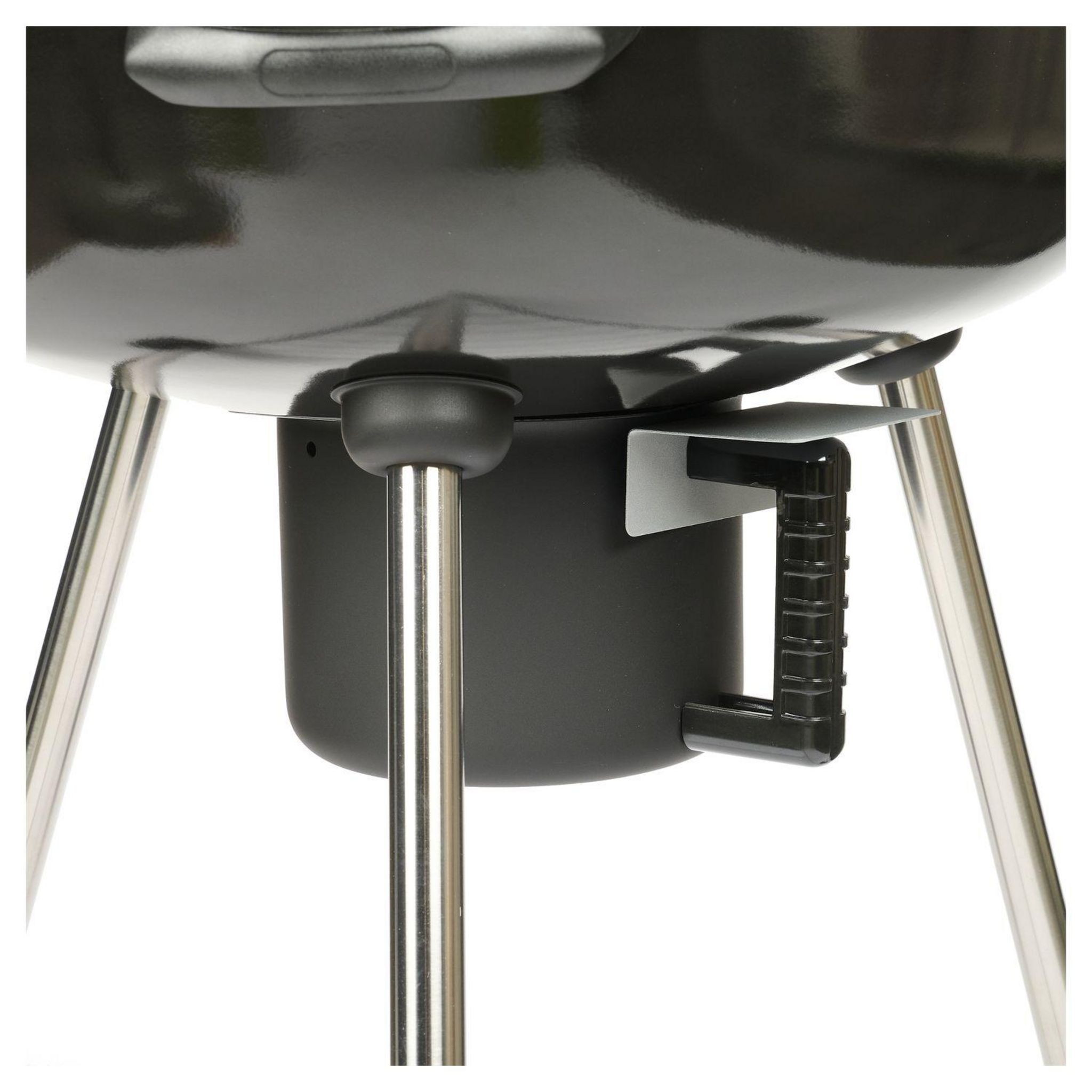 Voir la diapositive 5 : GARDENSTAR Barbecue charbon de bois en acier D55 cm avec couvercle