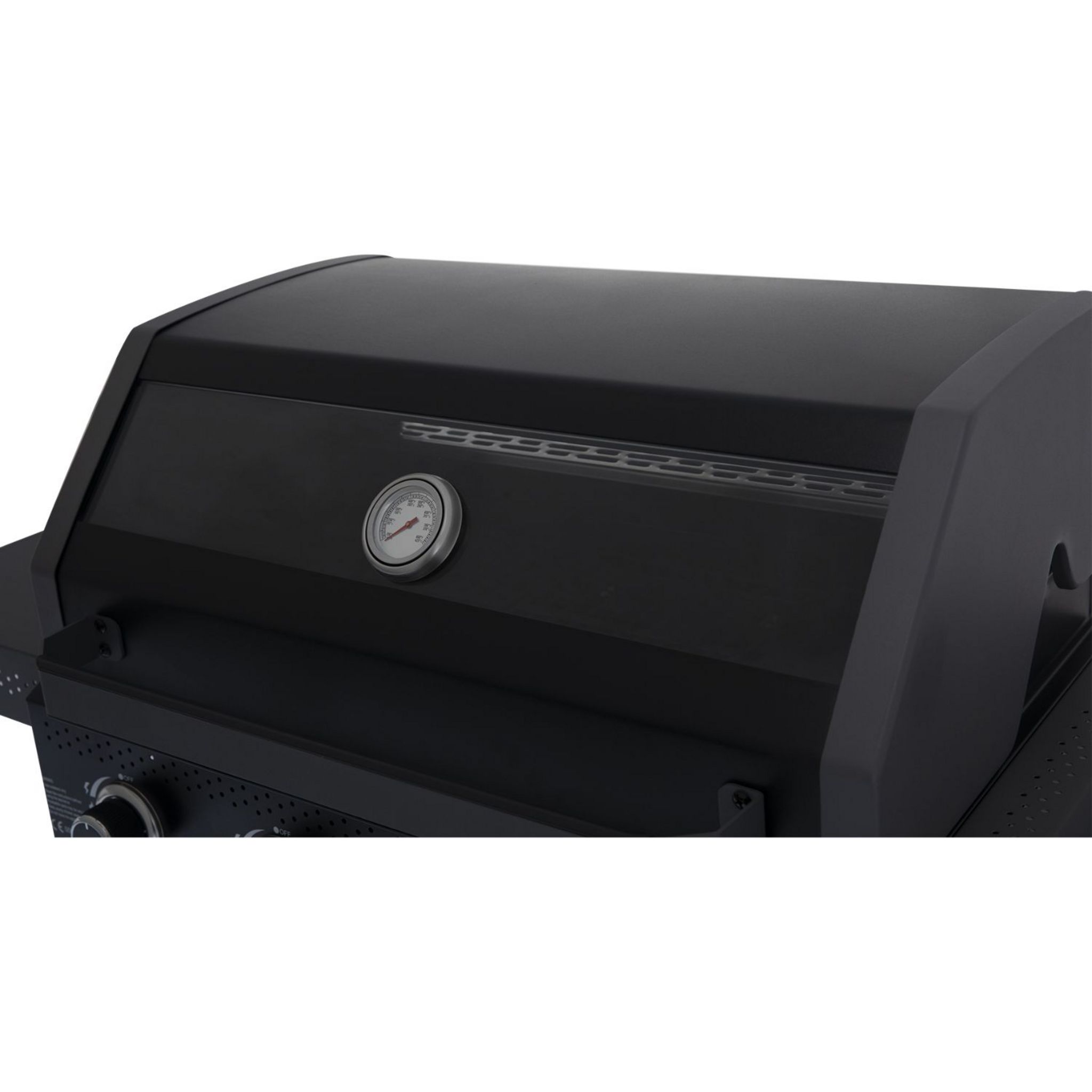 Voir la diapositive 7 : GARDENSTAR Barbecue gaz en acier  - 4 bruleurs - 4 roues