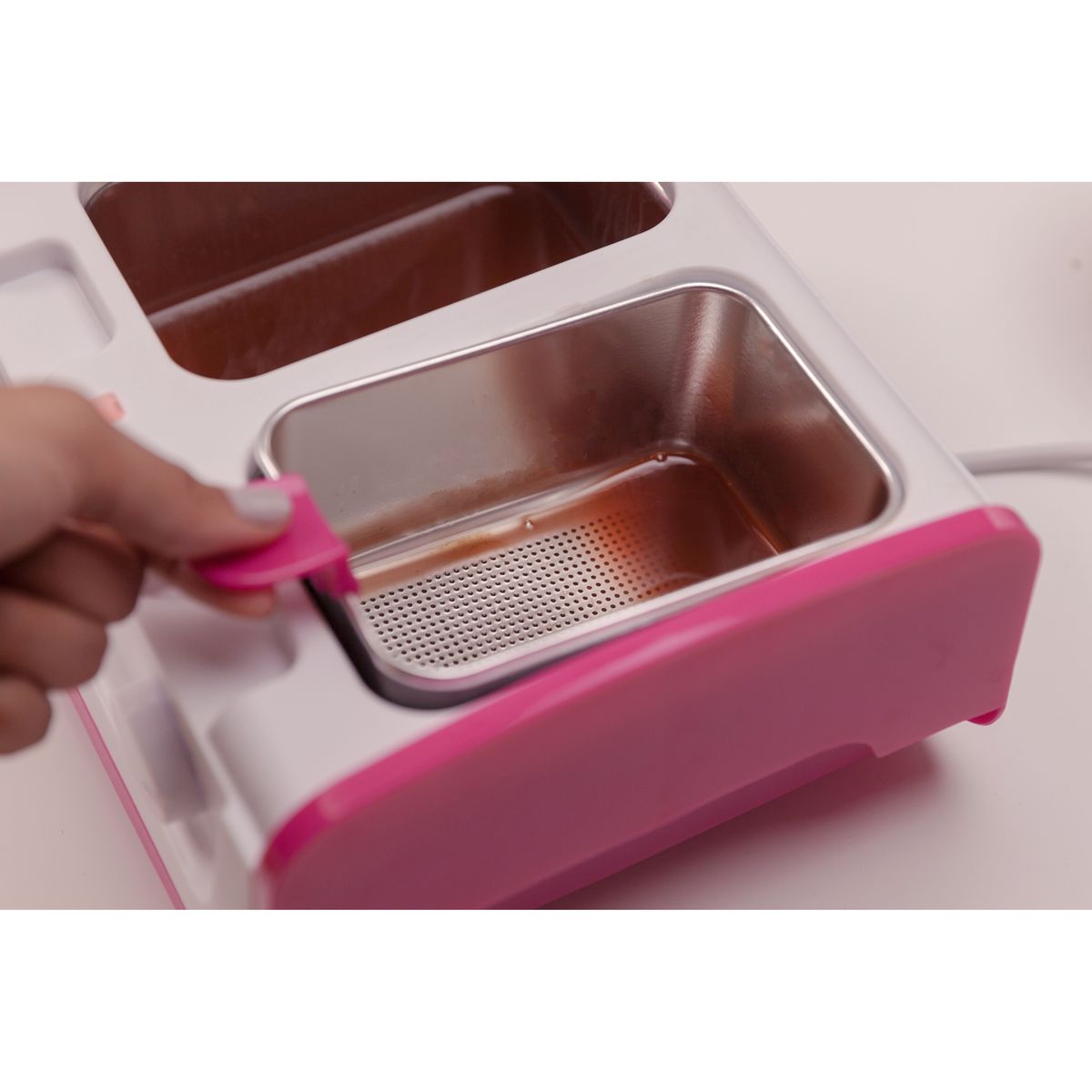 SOLAC Épilateur double cuve à cire chaude DC750224 - Blanc