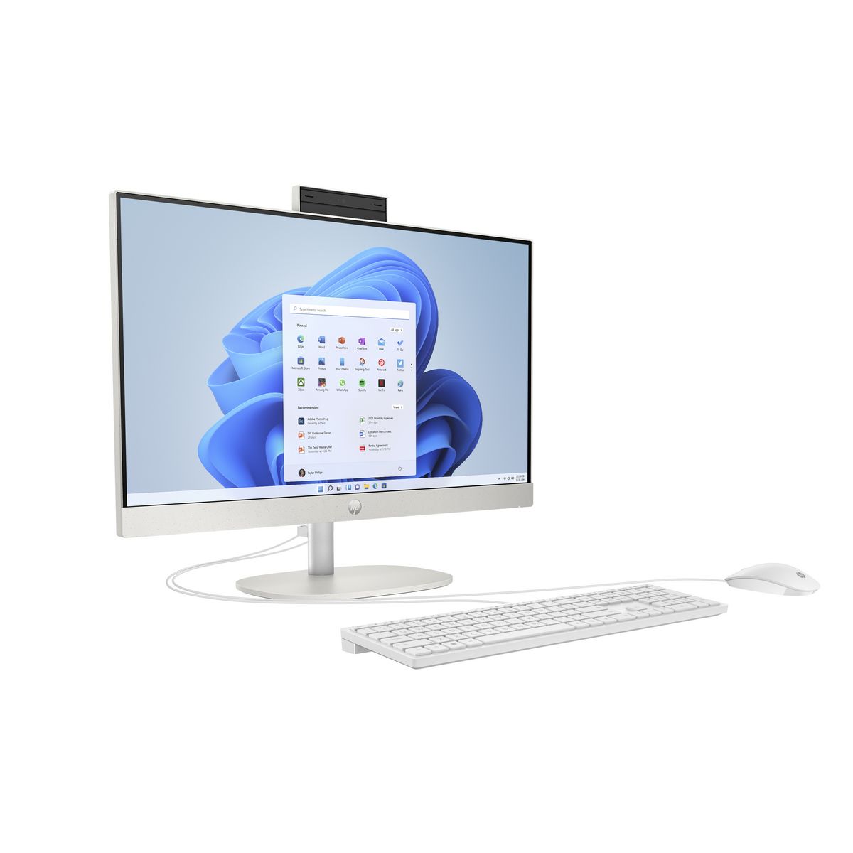 HP Ordinateur tout-en-un AIO 24CR0039NF - Blanc