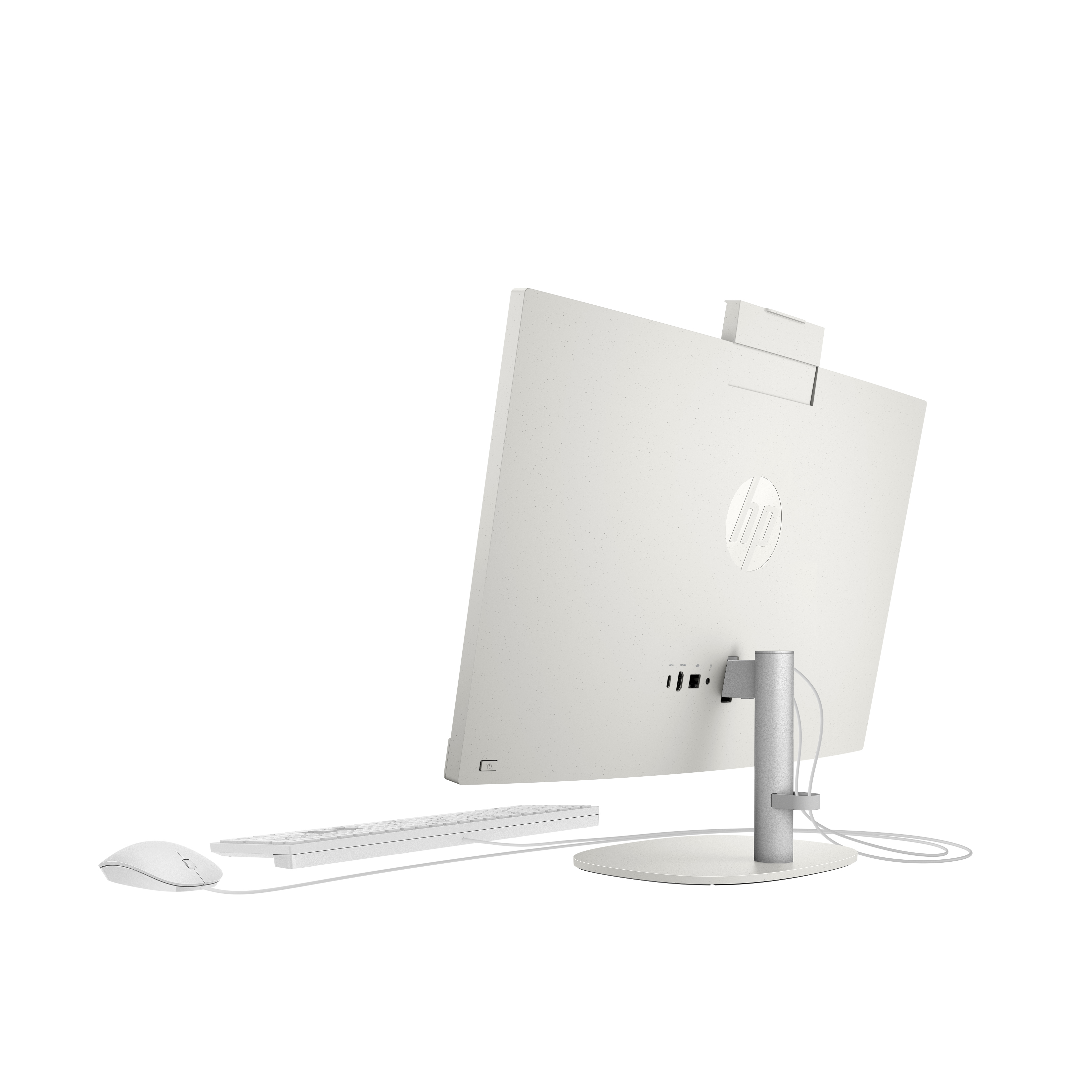 Voir la diapositive 5 : HP Ordinateur tout-en-un AIO 24CR0039NF - Blanc