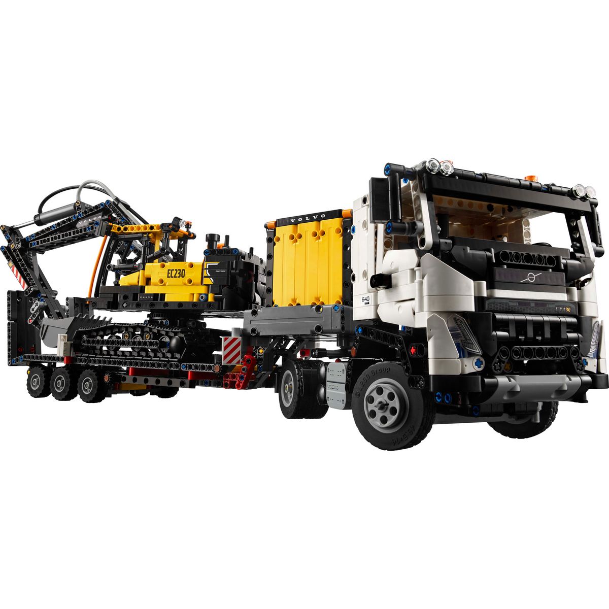 LEGO Technic 42175 - Camion Volvo FMX et Pelleteuse électrique EC230