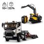 Voir la diapositive 3 : LEGO Technic 42175 - Camion Volvo FMX et Pelleteuse électrique EC230