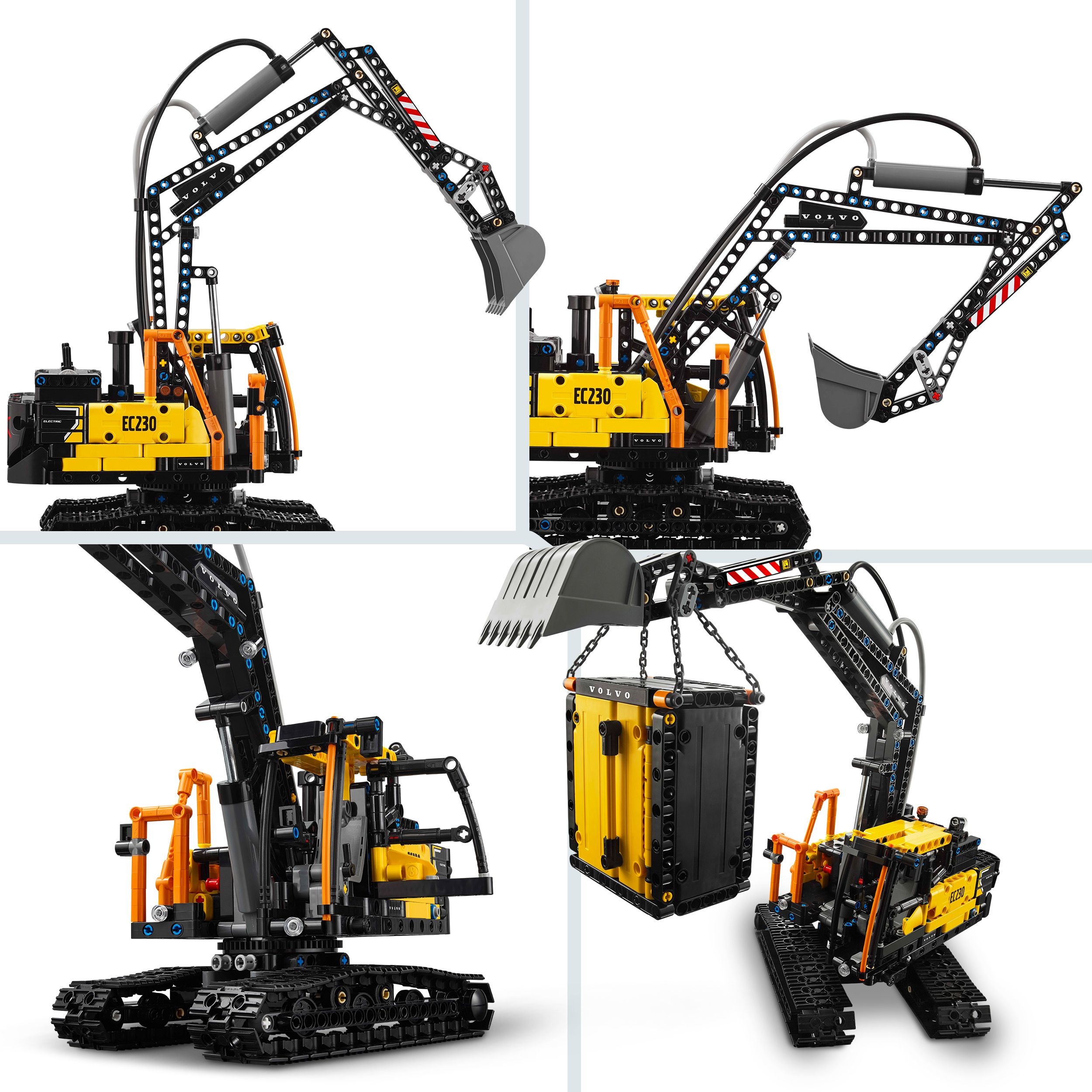 Voir la diapositive 5 : LEGO LEGO Technic 42175 Camion Volvo FMX et pelleteuse électrique EC230 - Set de Véhicules
