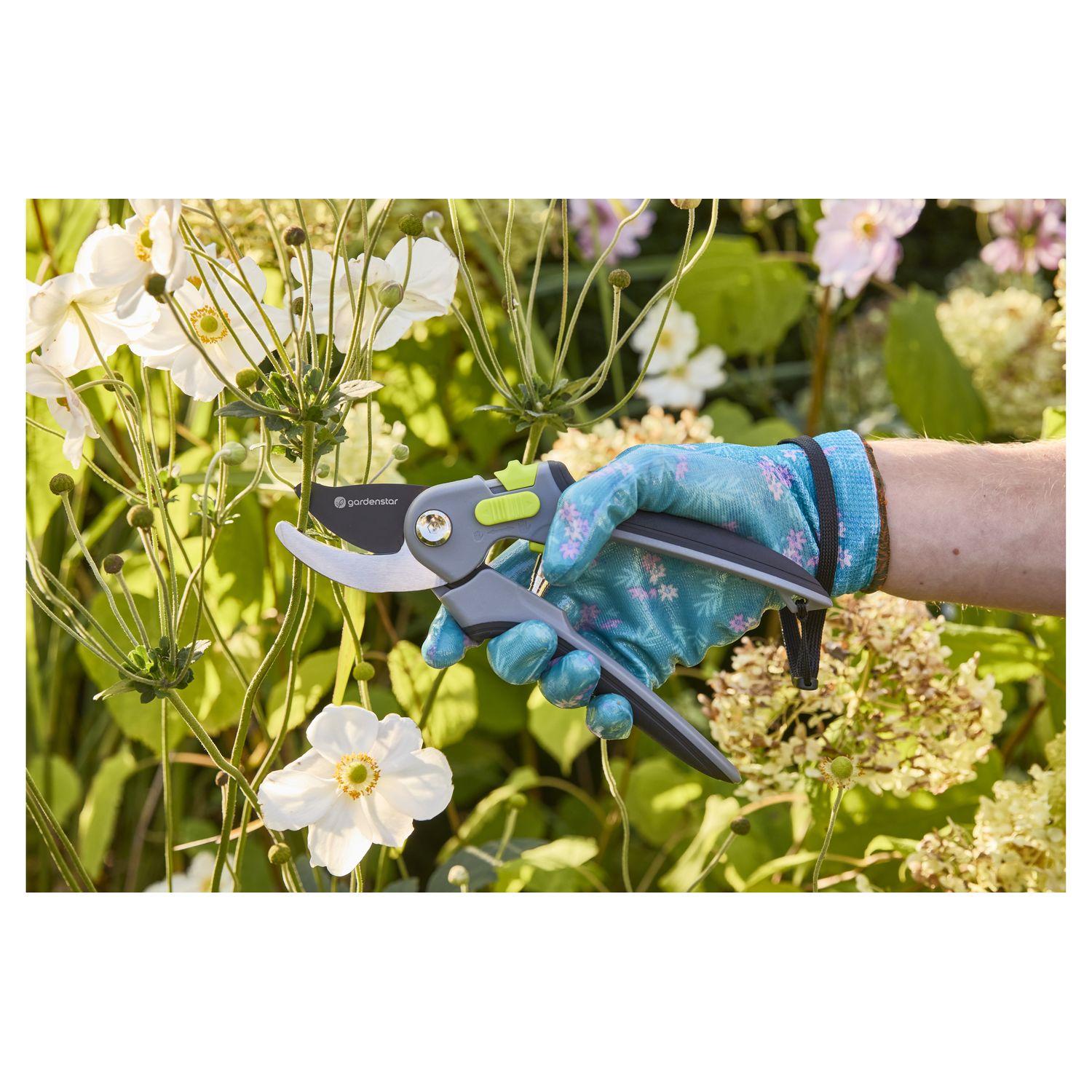 Voir la diapositive 4 : GARDENSTAR Sécateur universel 22 cm