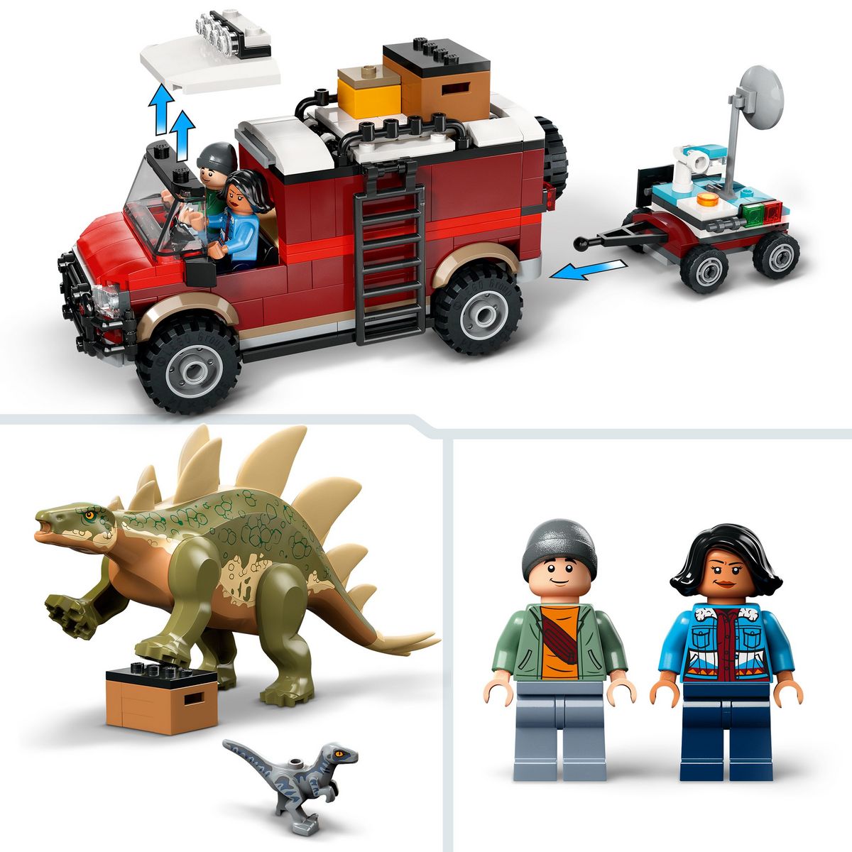 LEGO Jurassic World 76965 - Missions dinosaures : la découverte du stégosaure