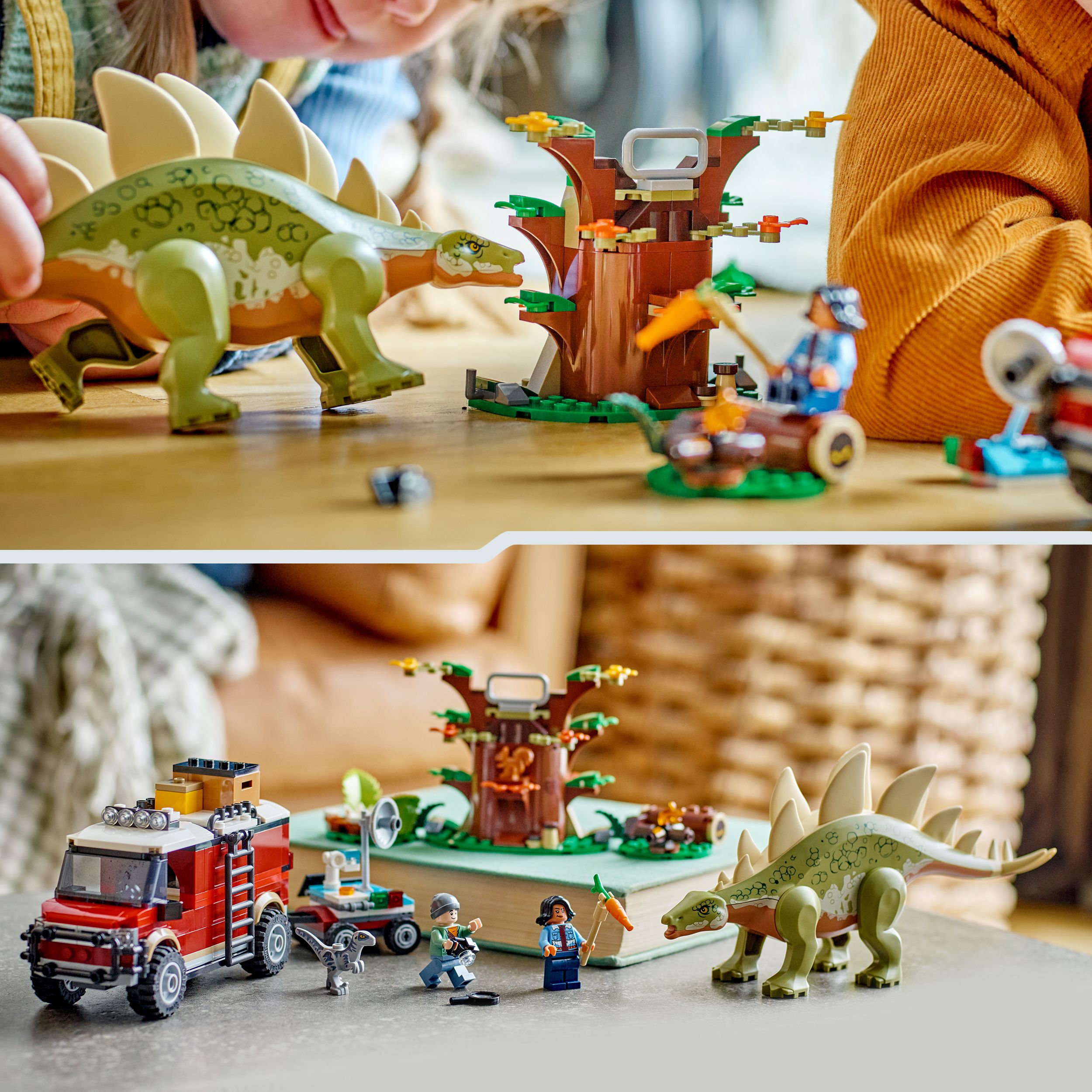 Voir la diapositive 6 : LEGO Jurassic World 76965 - Missions dinosaures : la découverte du stégosaure