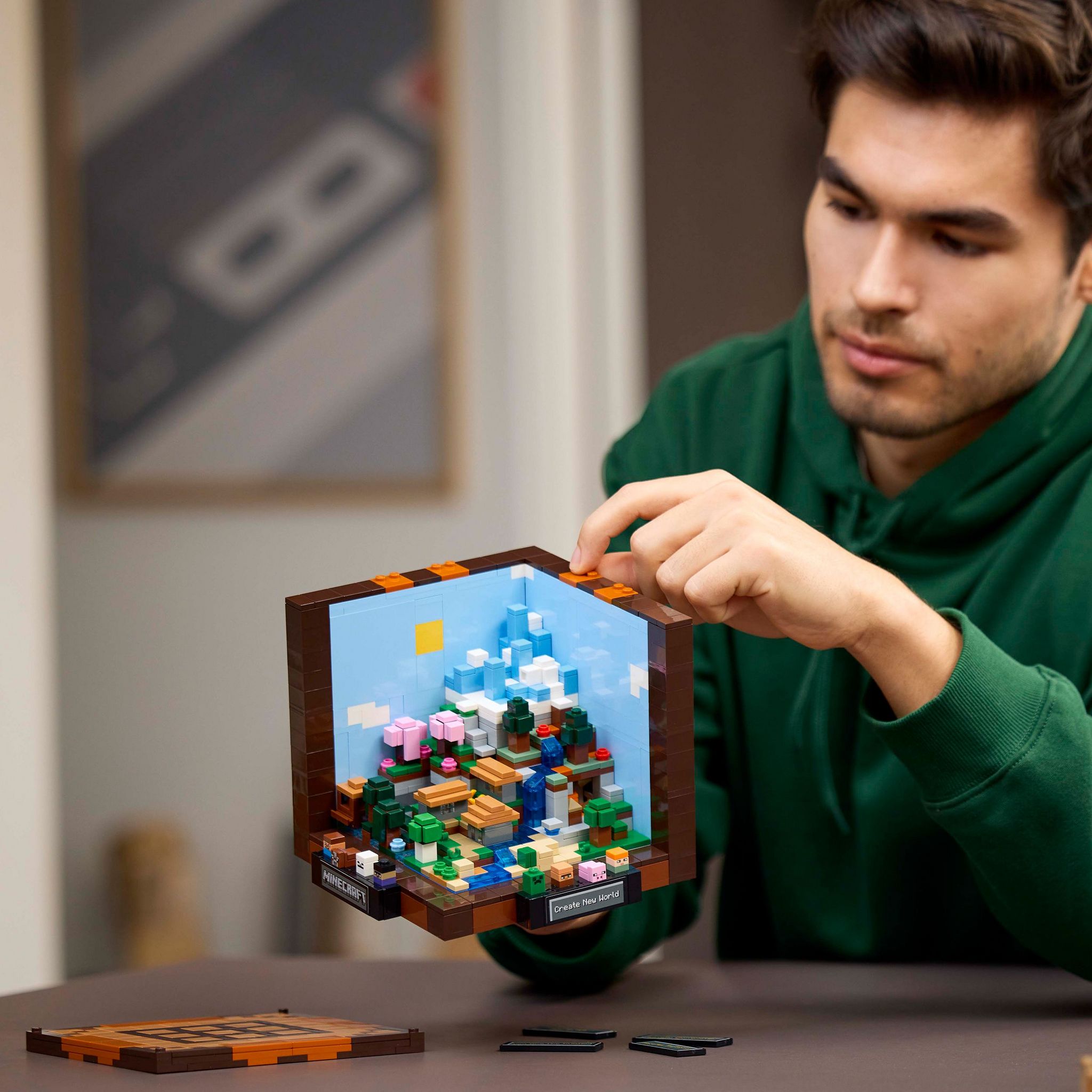 Voir la diapositive 7 : LEGO Minecraft 21265 - Établi