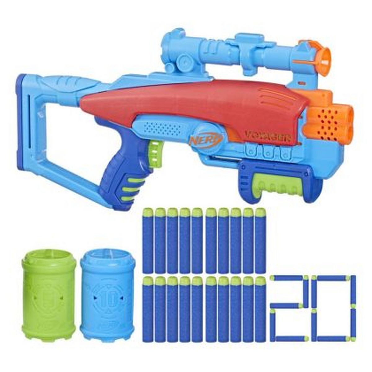 HASBRO Pistolet NERF Élite junior - Voyage Target