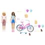 Voir la diapositive 4 : MATTEL Coffret poupée Barbie vélo et skateboard