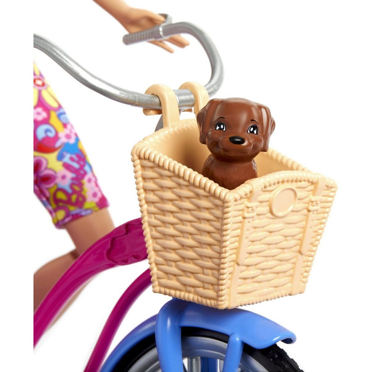 MATTEL Coffret poupée Barbie vélo et skateboard