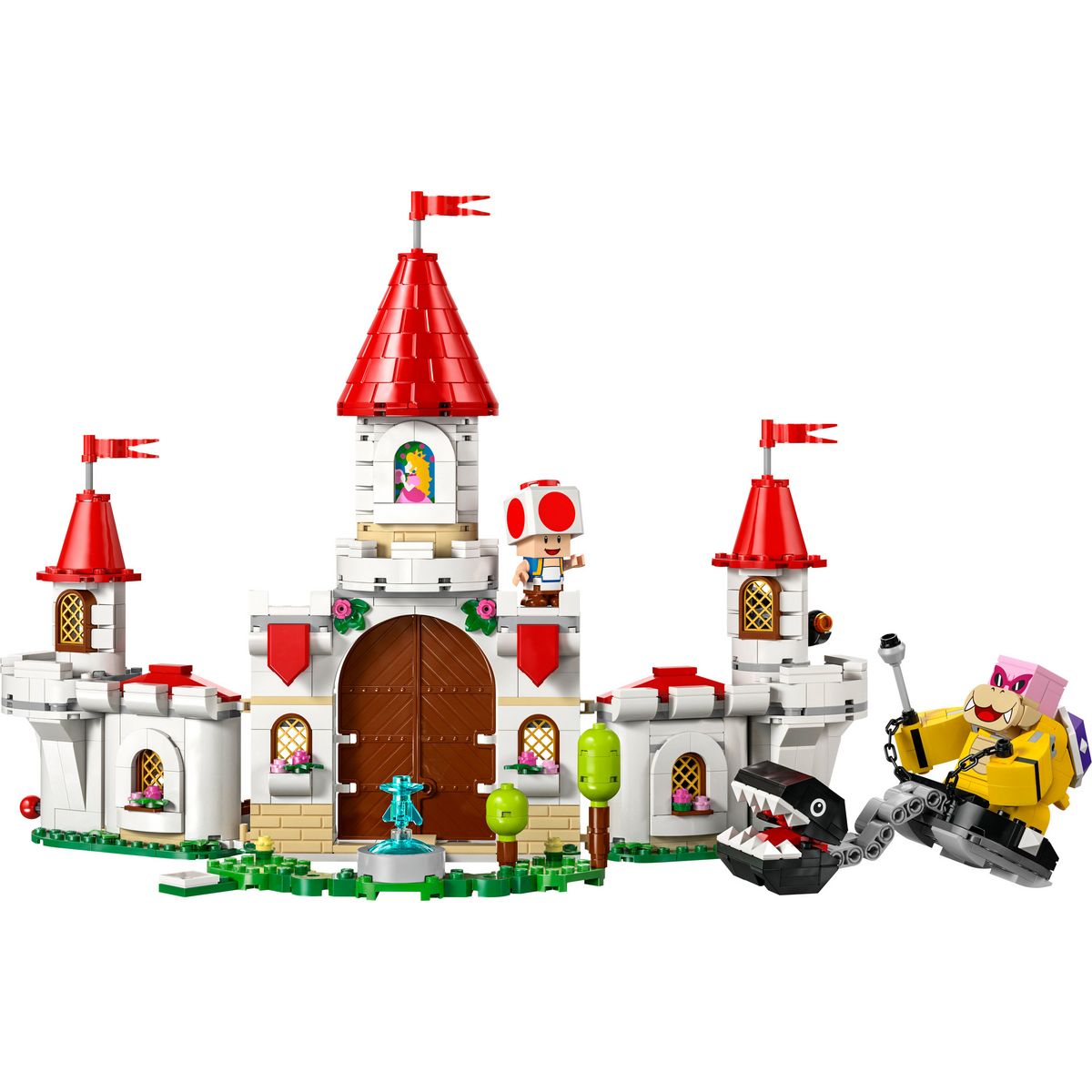 LEGO Super Marion 71435 - Combat contre Roy au Château de Peach - Jouet avec des Personnages Nintendo - Set d'Aventures pour Enfants