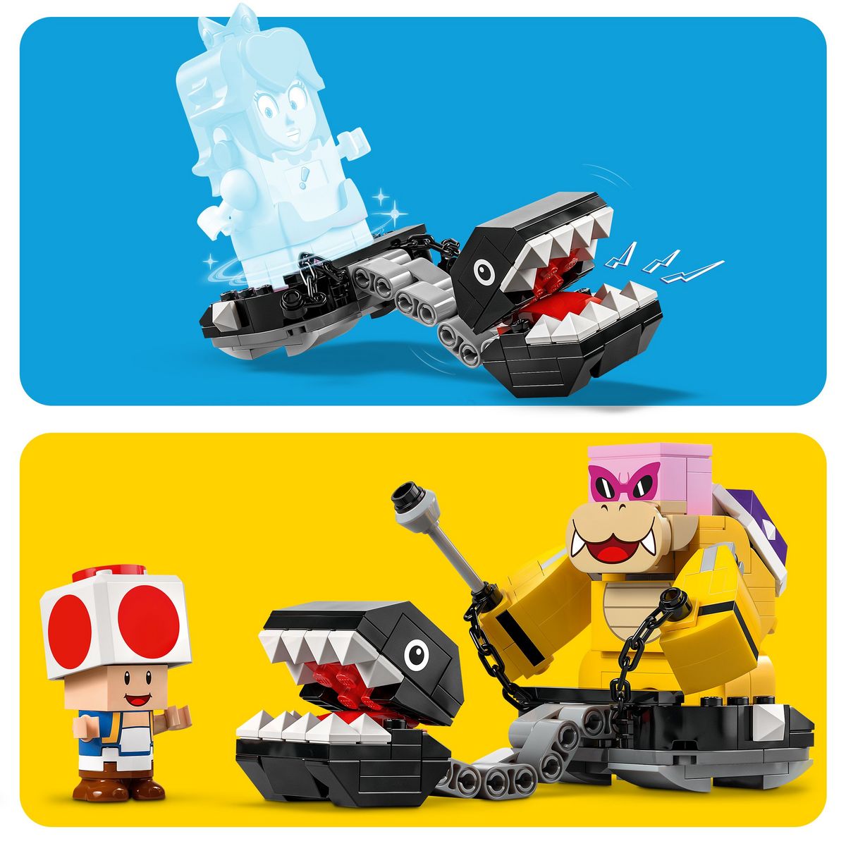 LEGO Super Marion 71435 - Combat contre Roy au Château de Peach - Jouet avec des Personnages Nintendo - Set d'Aventures pour Enfants