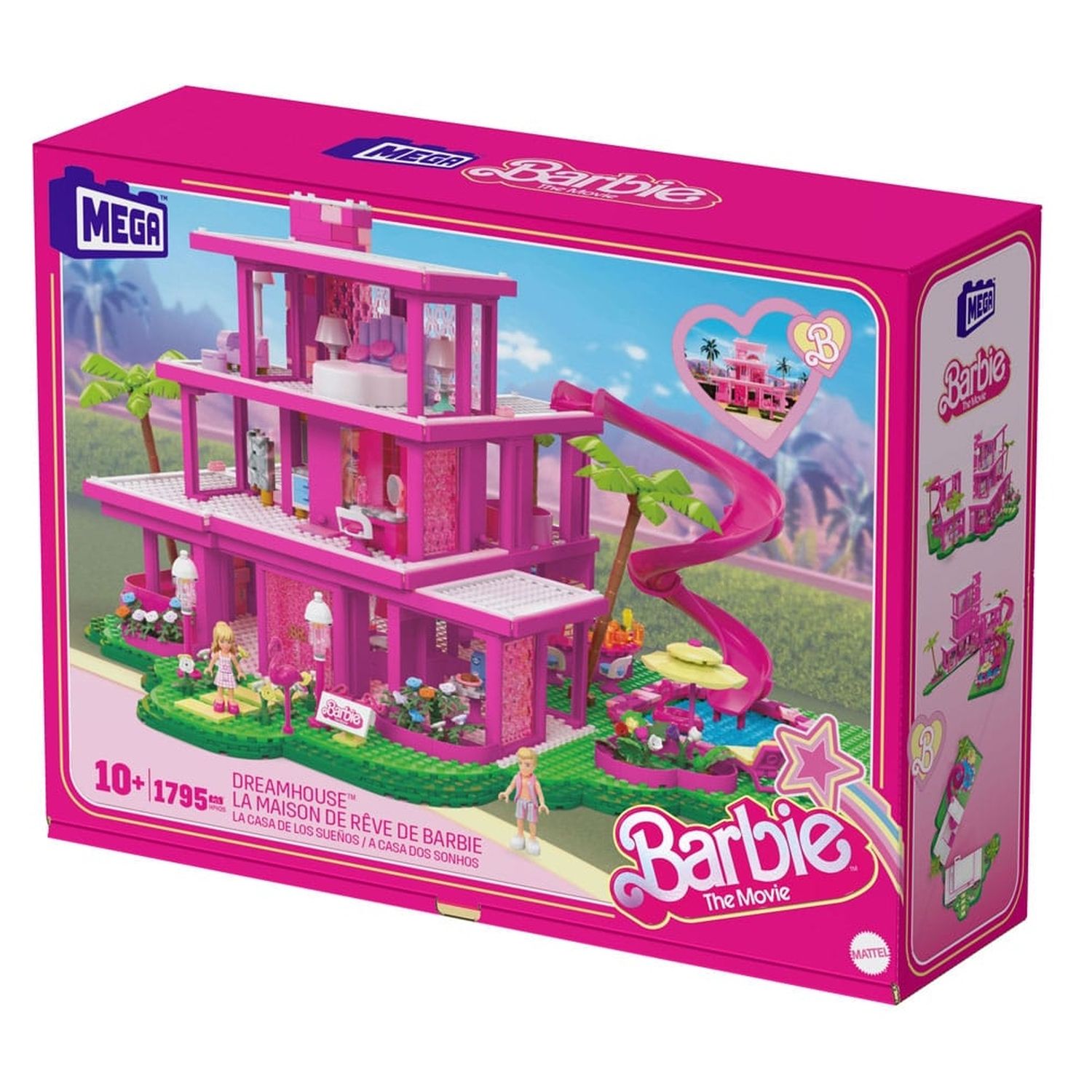 Voir la diapositive 3 : MATTEL Coffret de construction MEGA La maison de rêve de Barbie