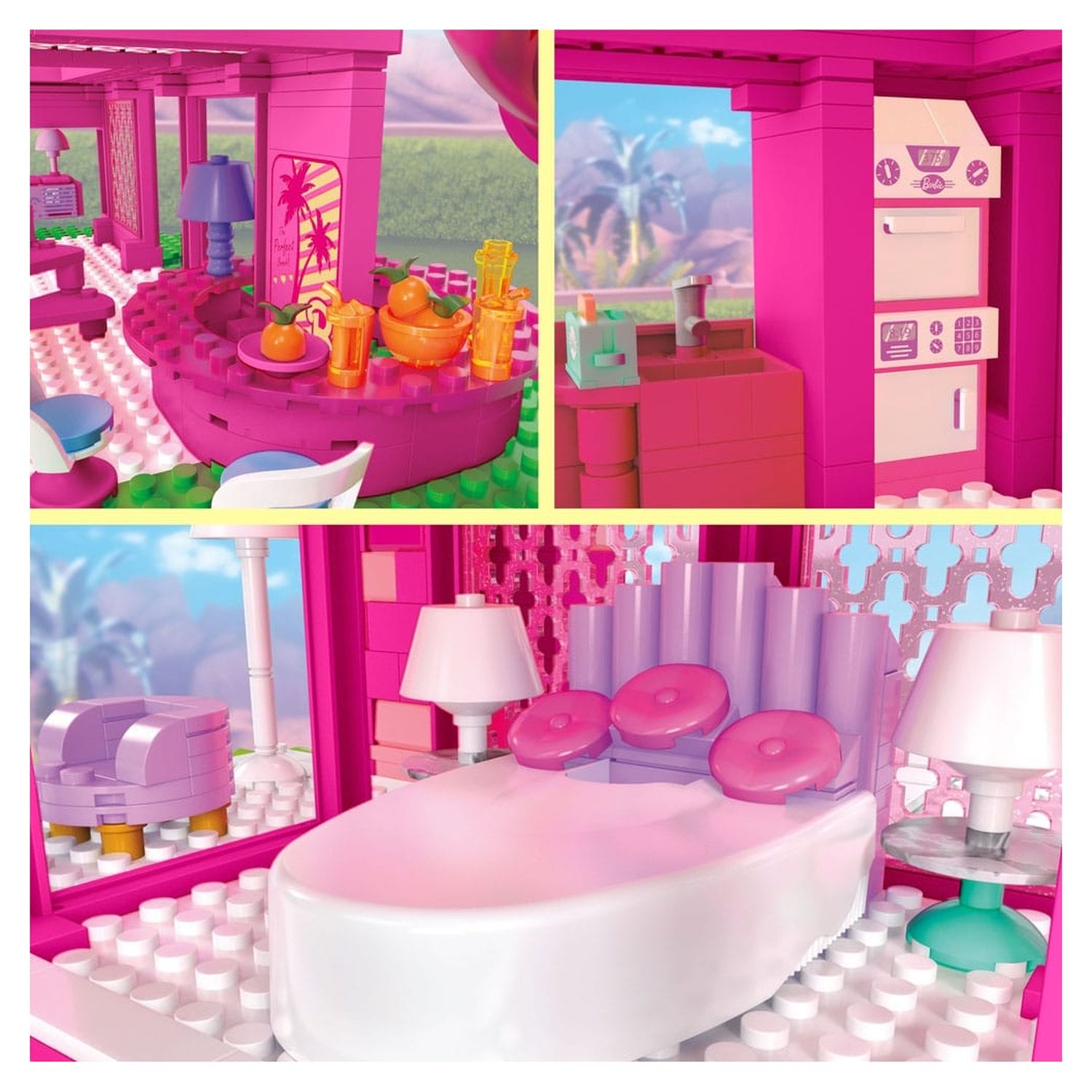 Voir la diapositive 9 : MATTEL Coffret de construction MEGA La maison de rêve de Barbie