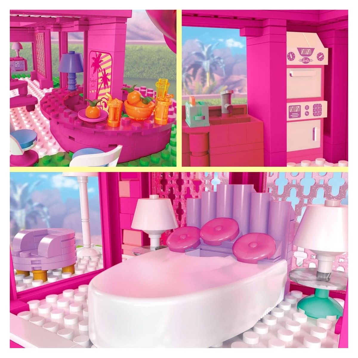 MATTEL Coffret de construction MEGA La maison de rêve de Barbie