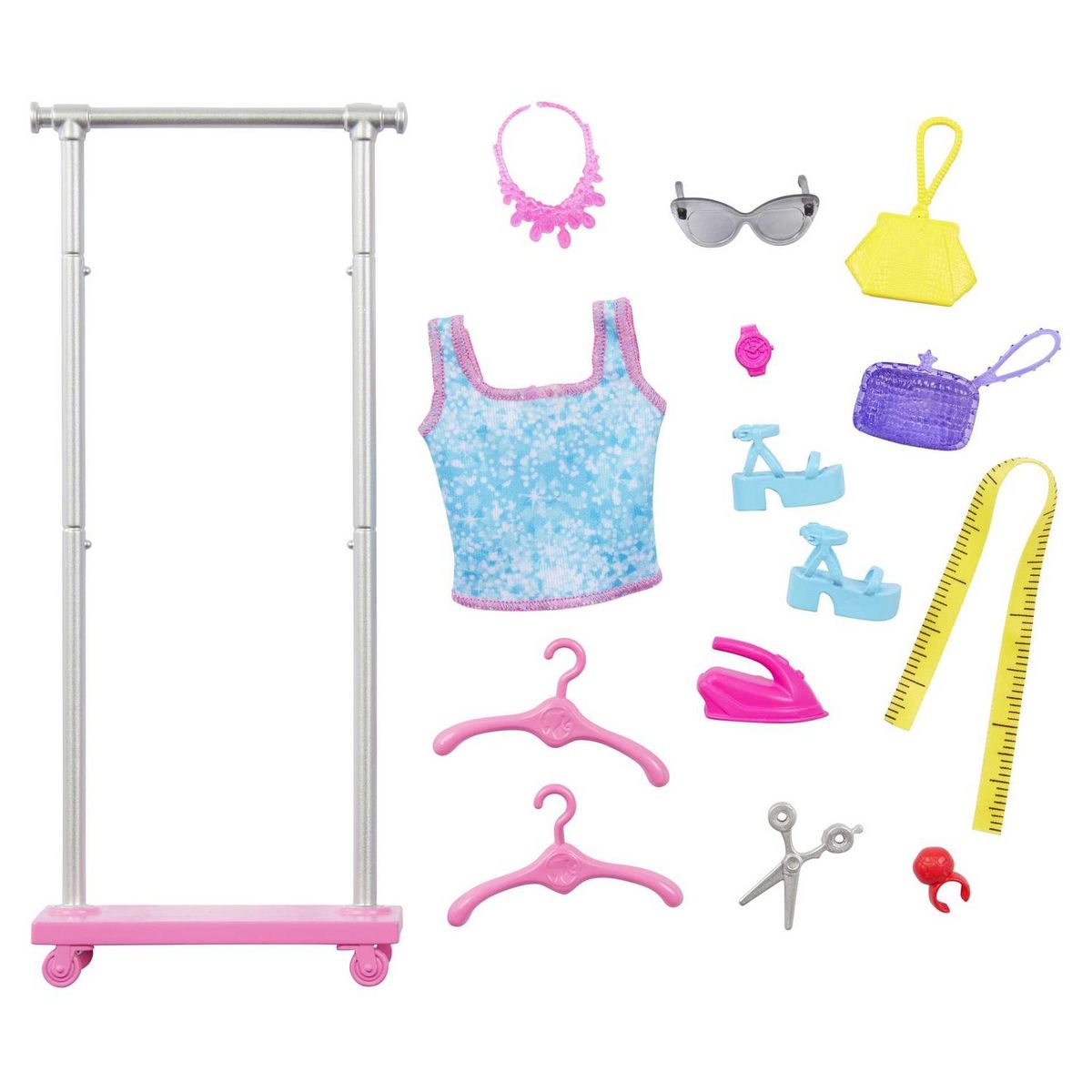 MATTEL Coffret Barbie Styliste pour la télévision avec poupée Brooklyn