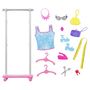 Voir la diapositive 4 : MATTEL Coffret Barbie Styliste pour la télévision avec poupée Brooklyn