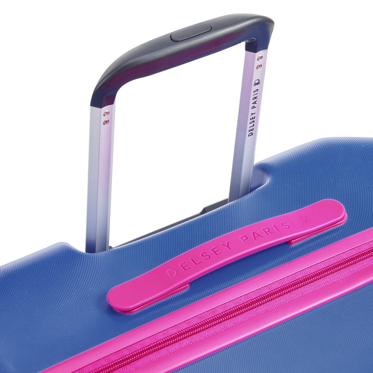 DELSEY Valise RIGIDE 76cm BENETTON - Bleu