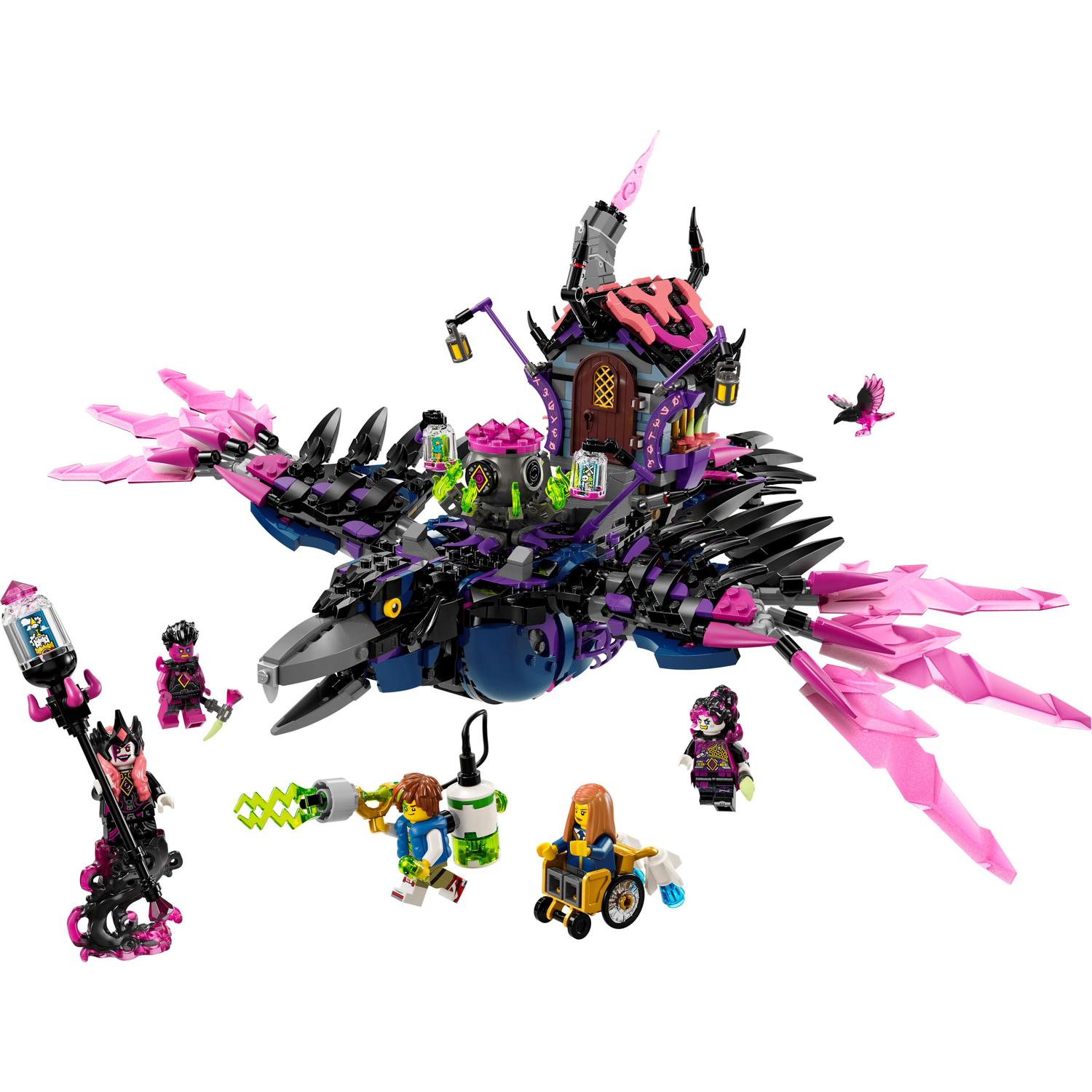 Voir la diapositive 2 : LEGO DREAMZzz 71478 -  Le Corbeau de Minuit de la Sorcière des Cauchemars