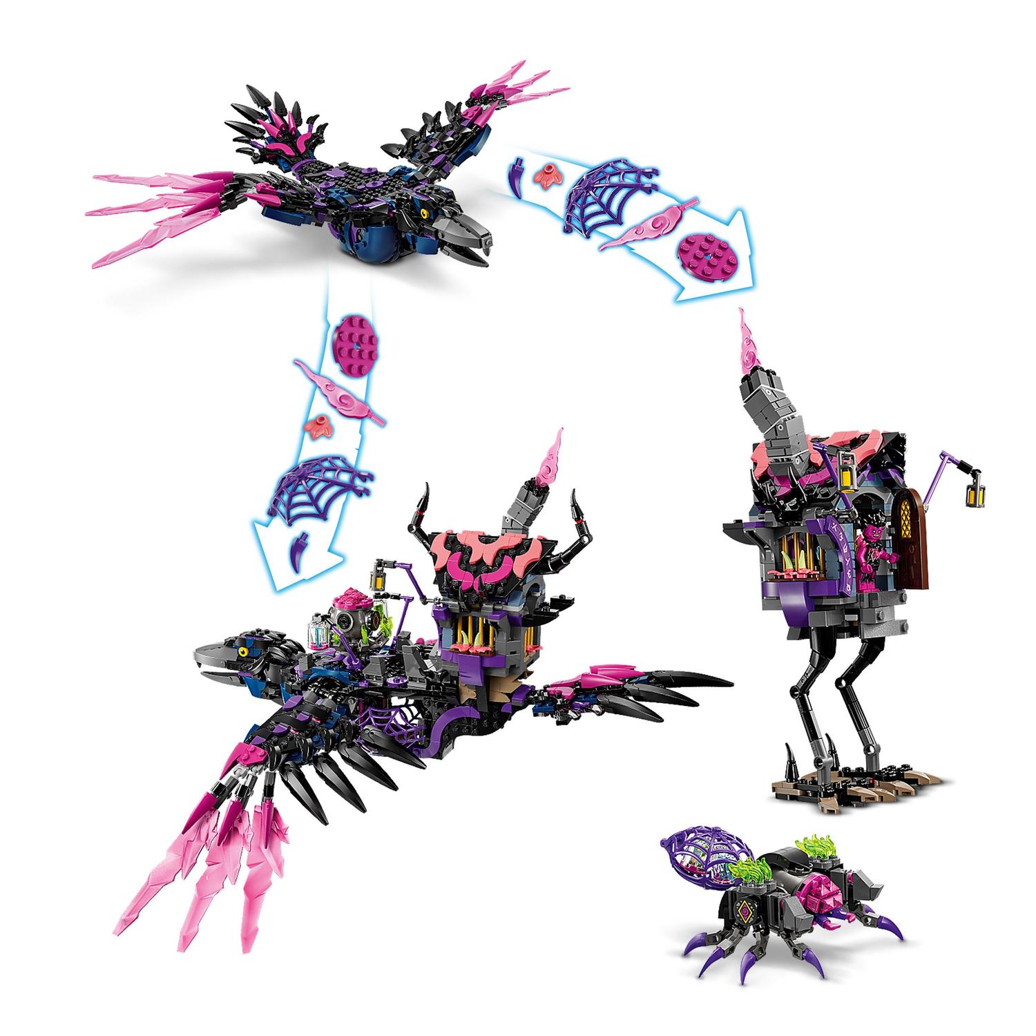 Voir la diapositive 4 : LEGO DREAMZzz 71478 -  Le Corbeau de Minuit de la Sorcière des Cauchemars