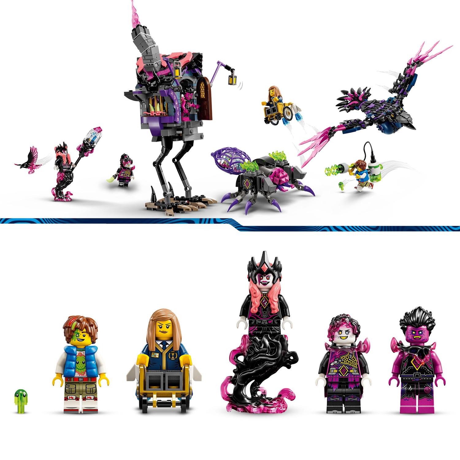 Voir la diapositive 5 : LEGO DREAMZzz 71478 -  Le Corbeau de Minuit de la Sorcière des Cauchemars