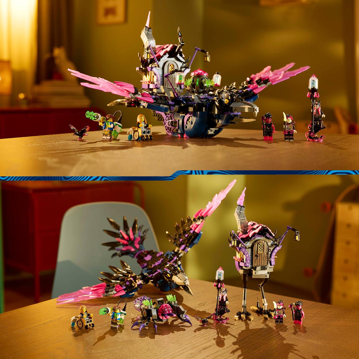Voir la diapositive 6 : LEGO DREAMZzz 71478 -  Le Corbeau de Minuit de la Sorcière des Cauchemars