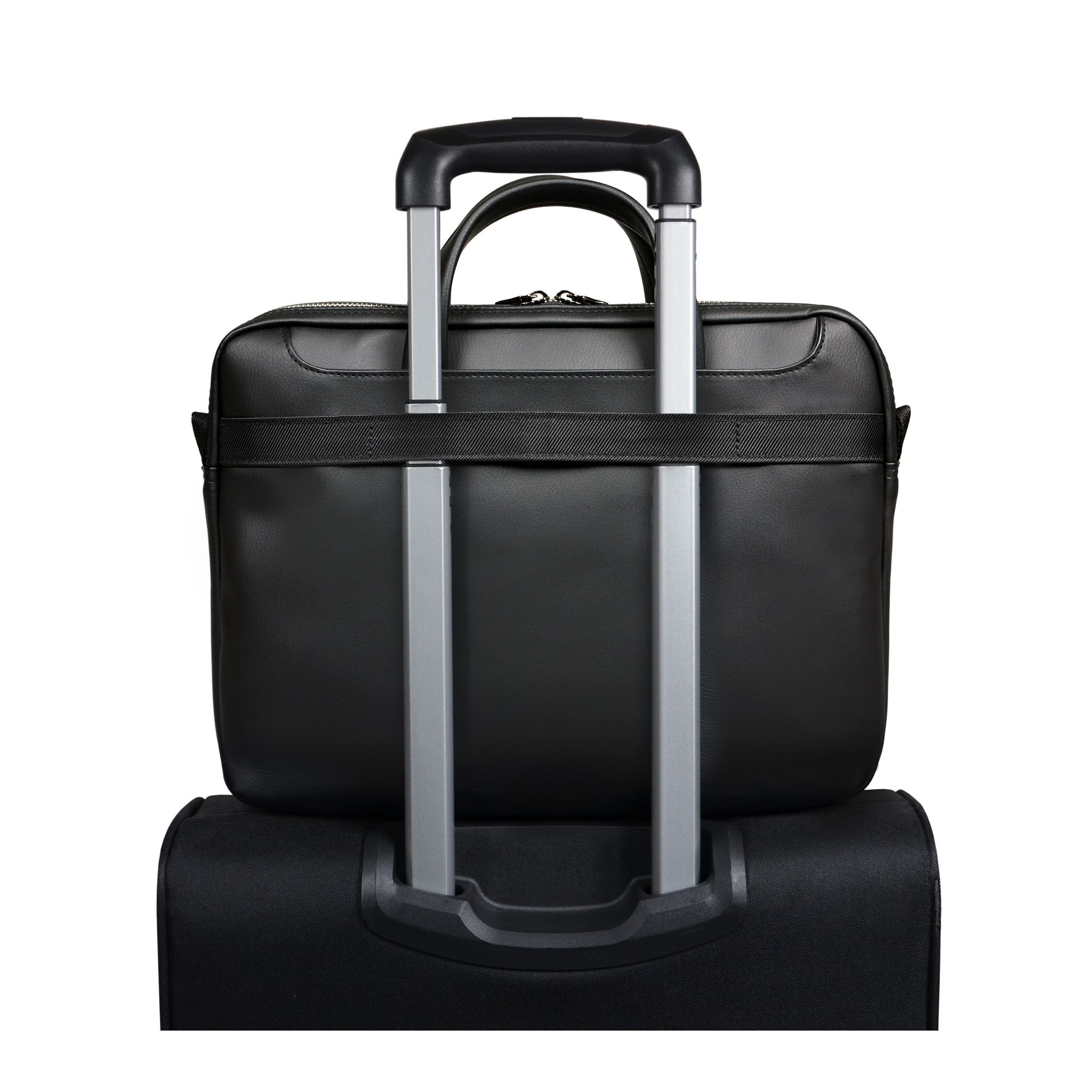 Voir la diapositive 2 : Sacoche ordinateur Zurich 15.6" 35 cm - Noir
