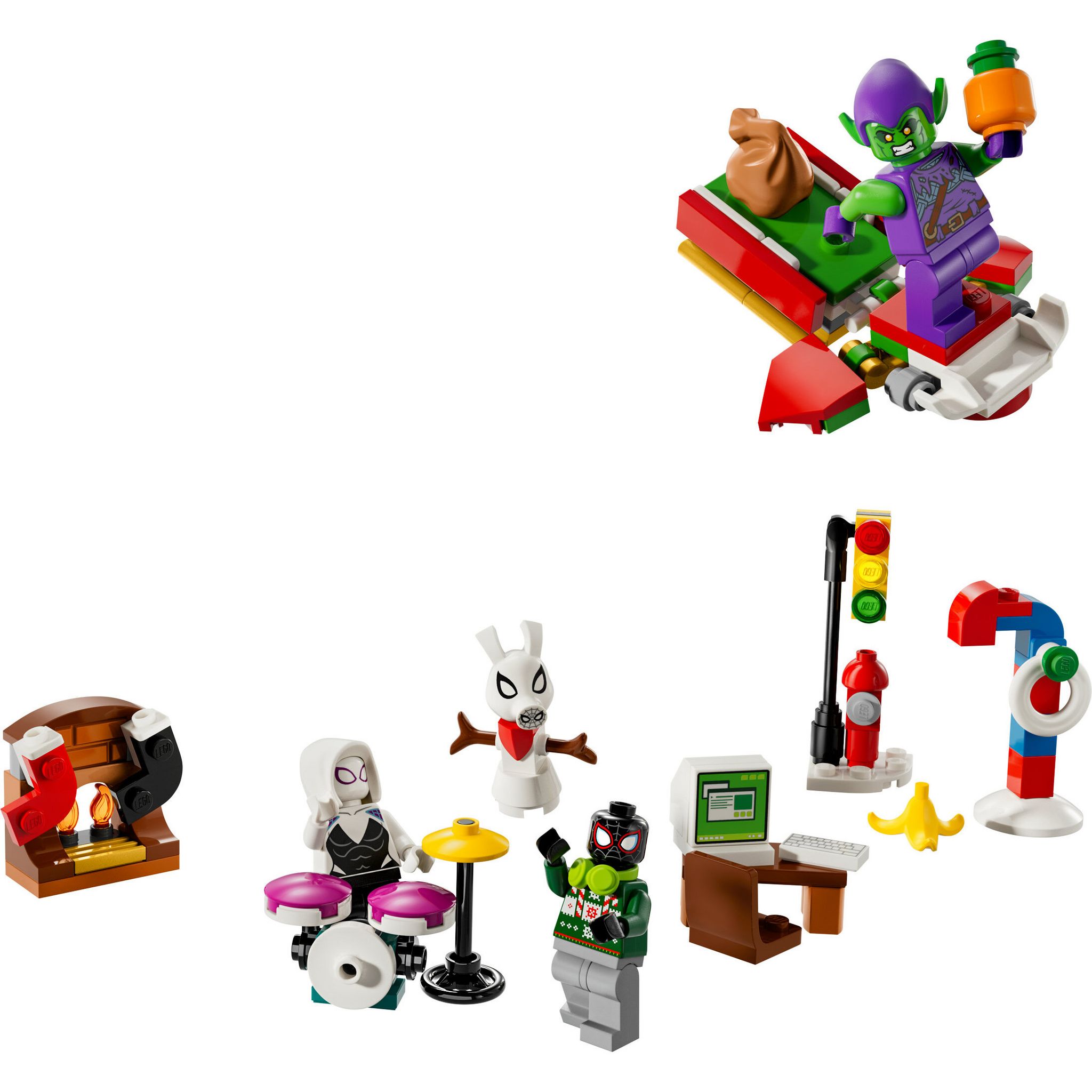 Voir la diapositive 2 : LEGO Marvel Super Hero 76293 - Calendrier de l'avent Spiderman