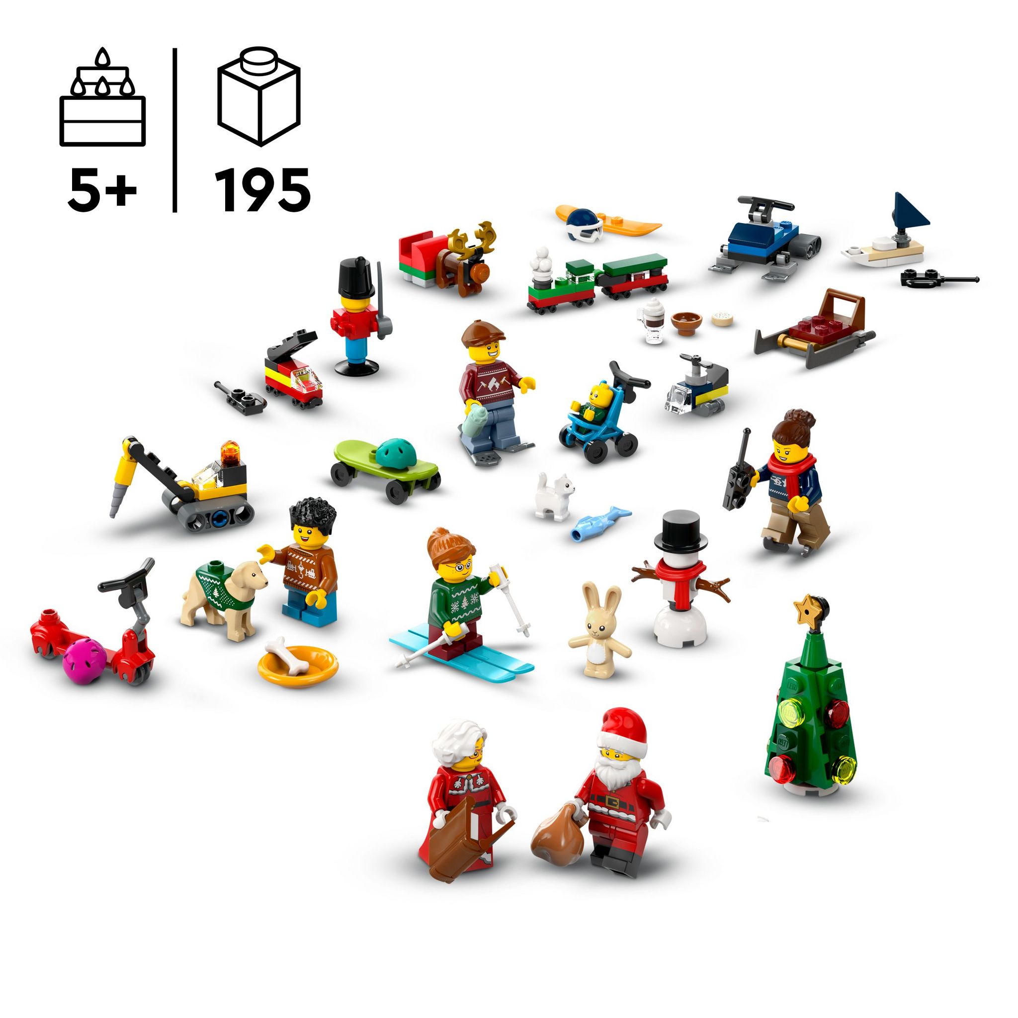 Voir la diapositive 3 : LEGO City 60436 - Calendrier de l'avent