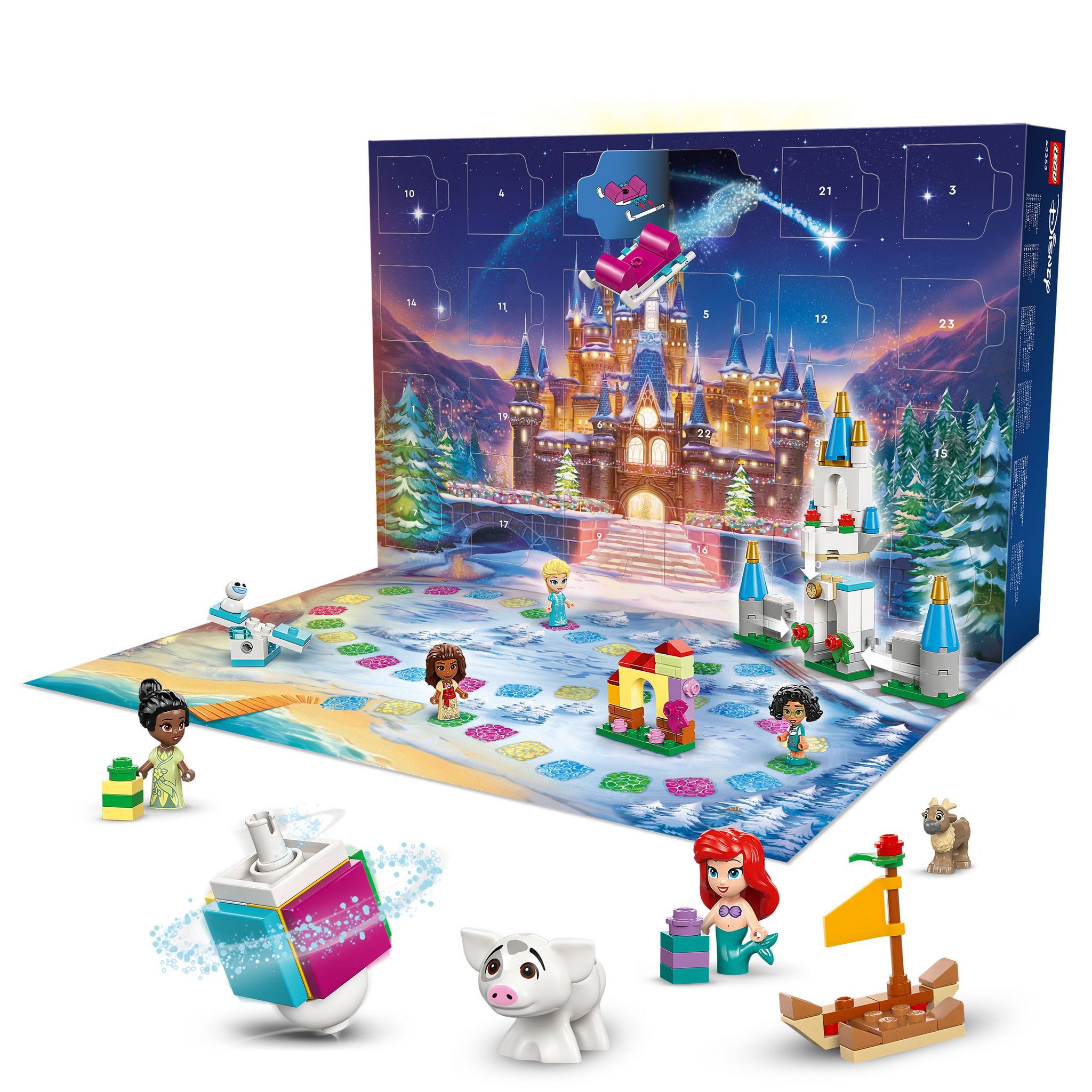 Voir la diapositive 4 : LEGO Disney Princess 43253 - Calendrier de l'avent