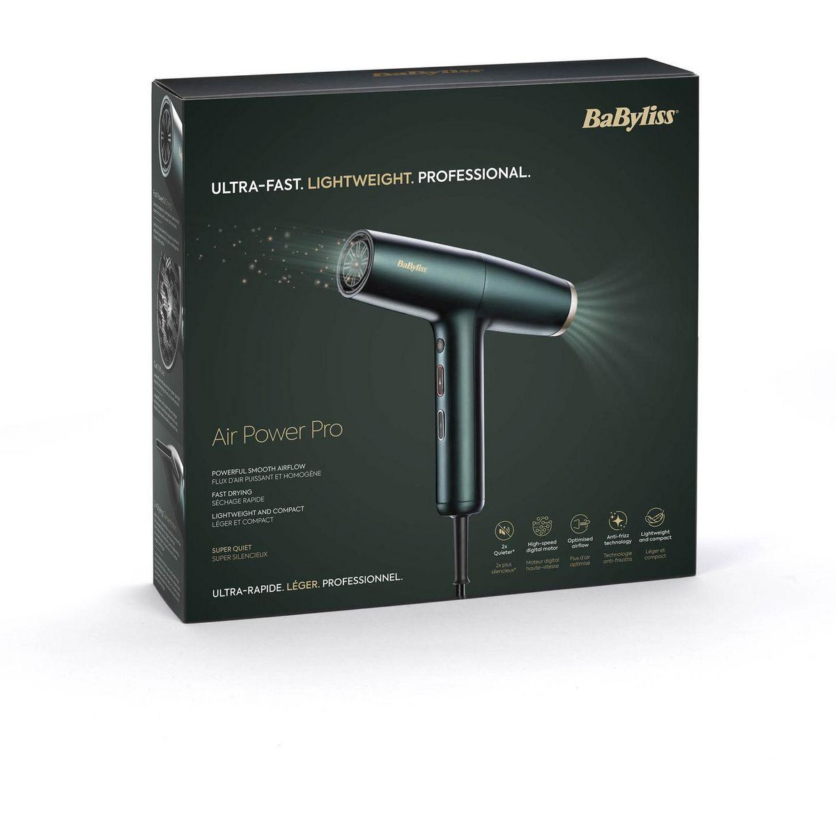 BABYLISS Sèche cheveux D6555DE - Noir