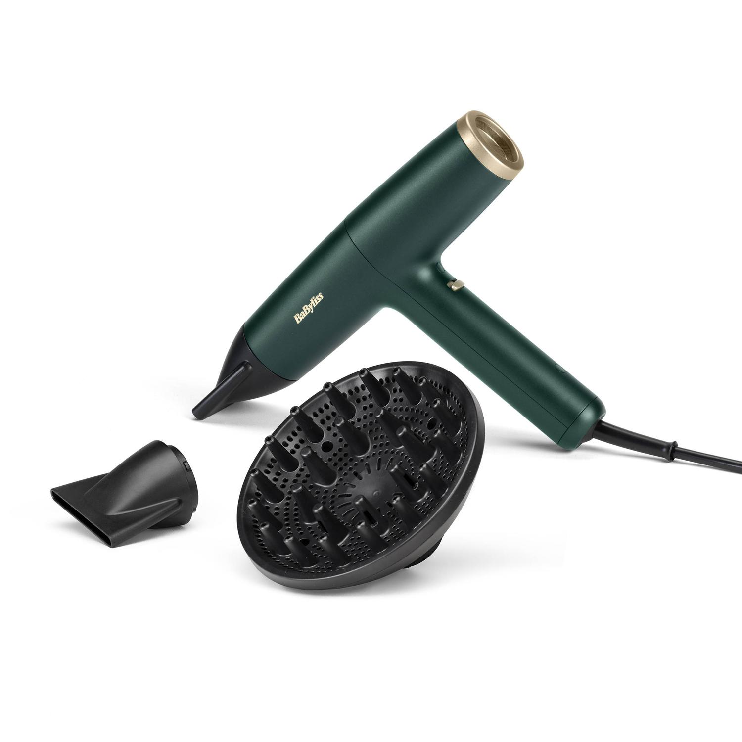 Voir la diapositive 13 : BABYLISS Sèche cheveux D6555DE - Vert