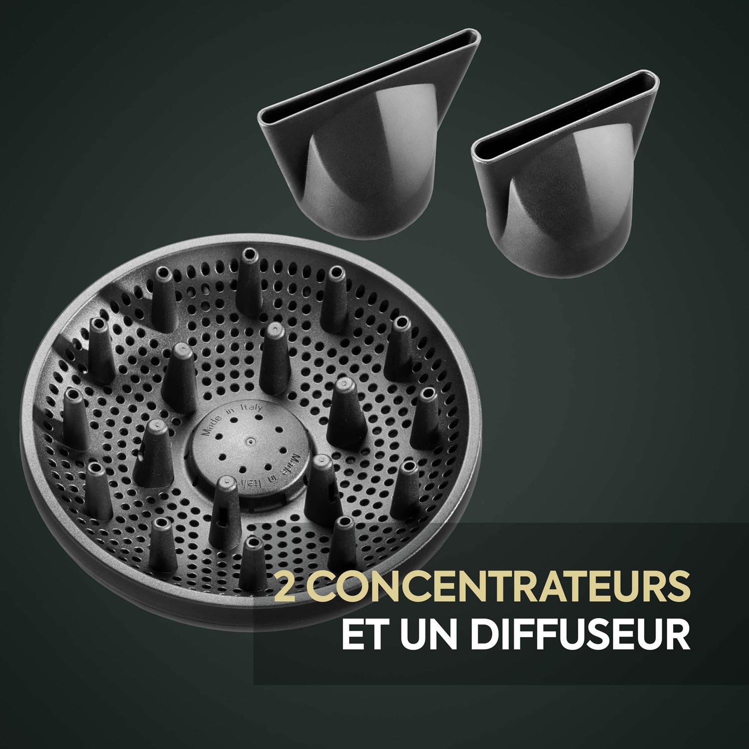 Voir la diapositive 5 : BABYLISS Sèche cheveux D6555DE - Vert