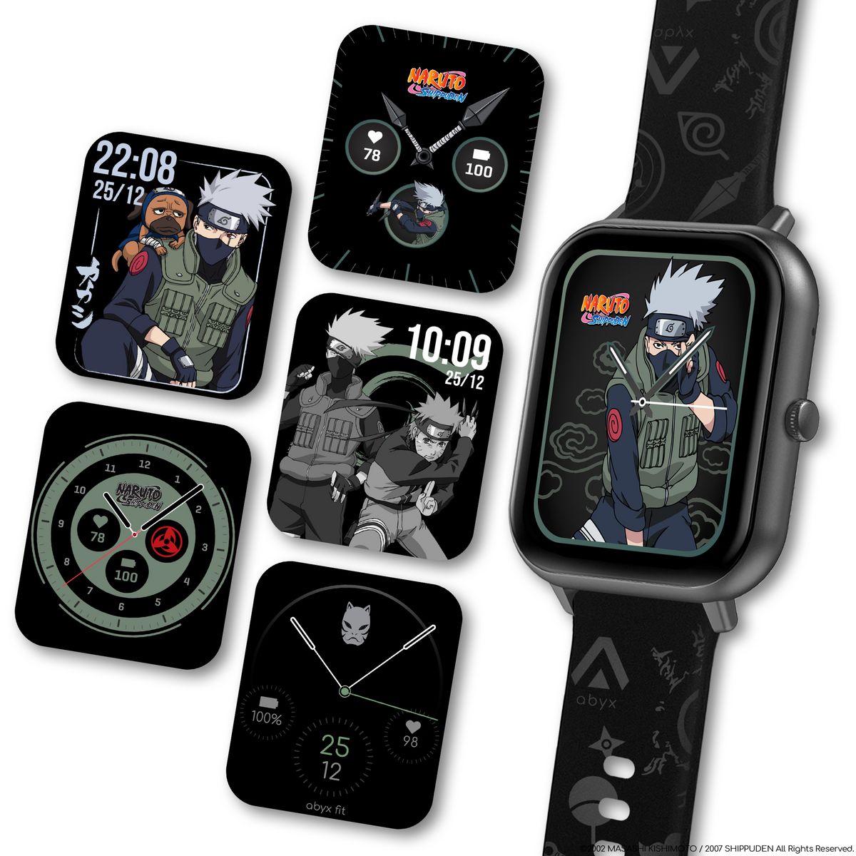 ABYX Montre connectée Kakashi TOUCH 3 - Noir