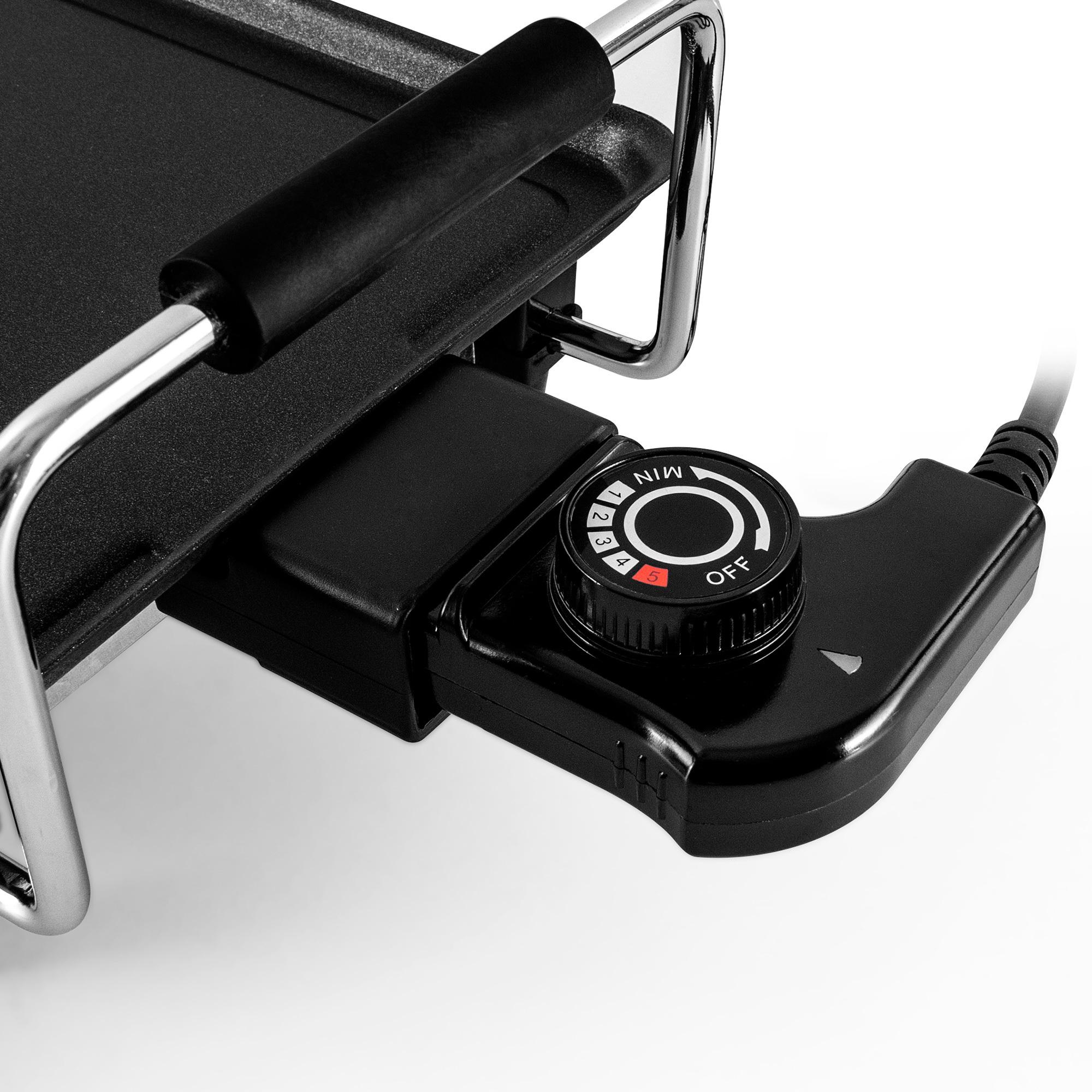 Voir la diapositive 3 : KITCHENCOOK Plancha électrique KPAN - Noir