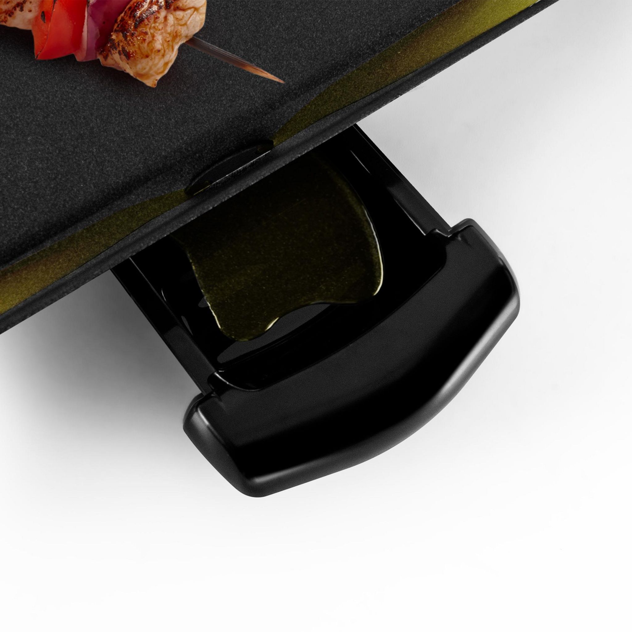 Voir la diapositive 4 : KITCHENCOOK Plancha électrique KPAN - Noir