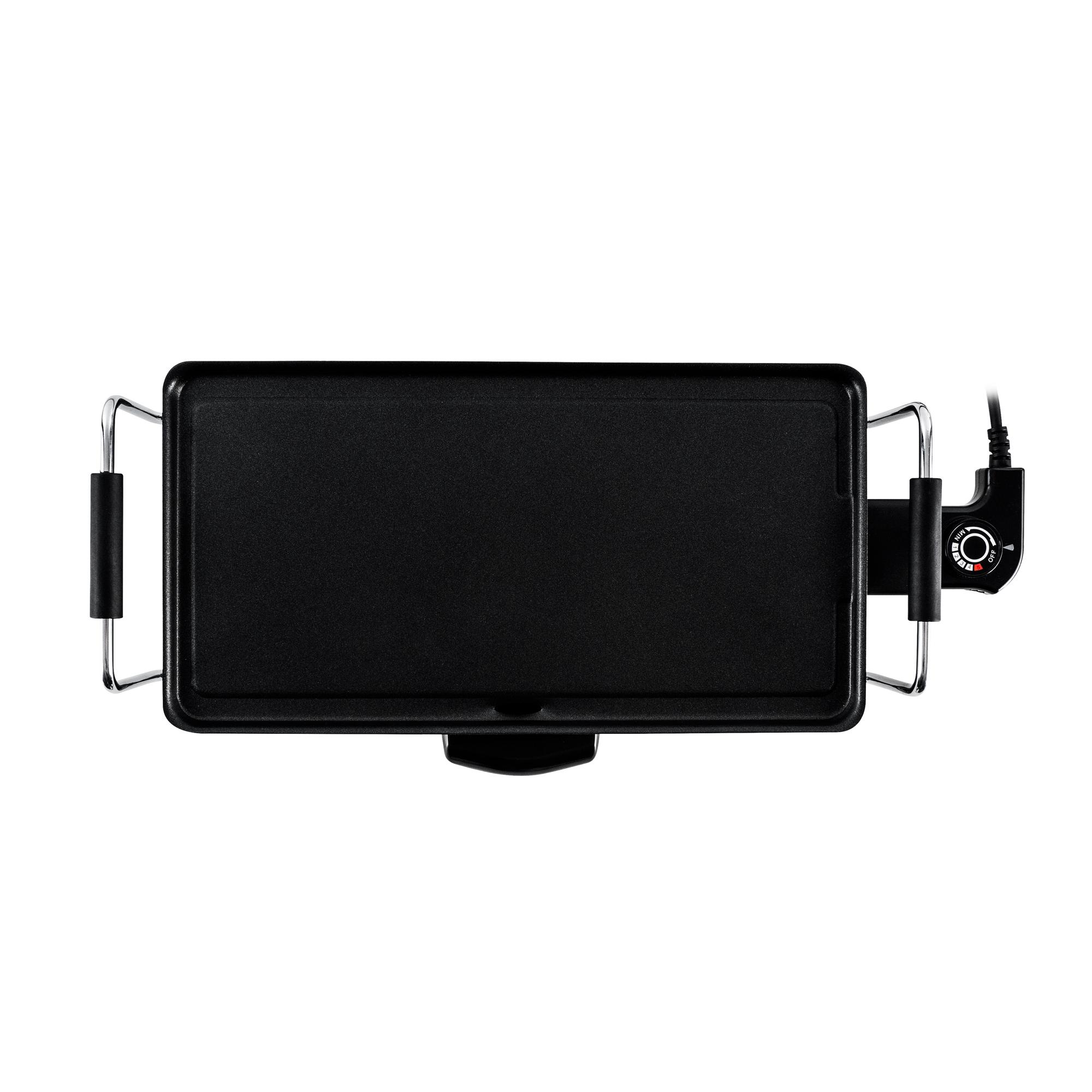 Voir la diapositive 7 : KITCHENCOOK Plancha électrique KPAN - Noir