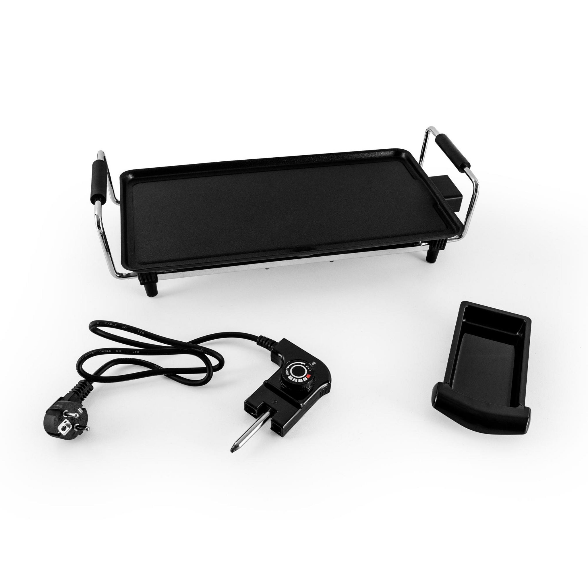 Voir la diapositive 8 : KITCHENCOOK Plancha électrique KPAN - Noir