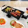 Voir la diapositive 9 : KITCHENCOOK Plancha électrique KPAN - Noir