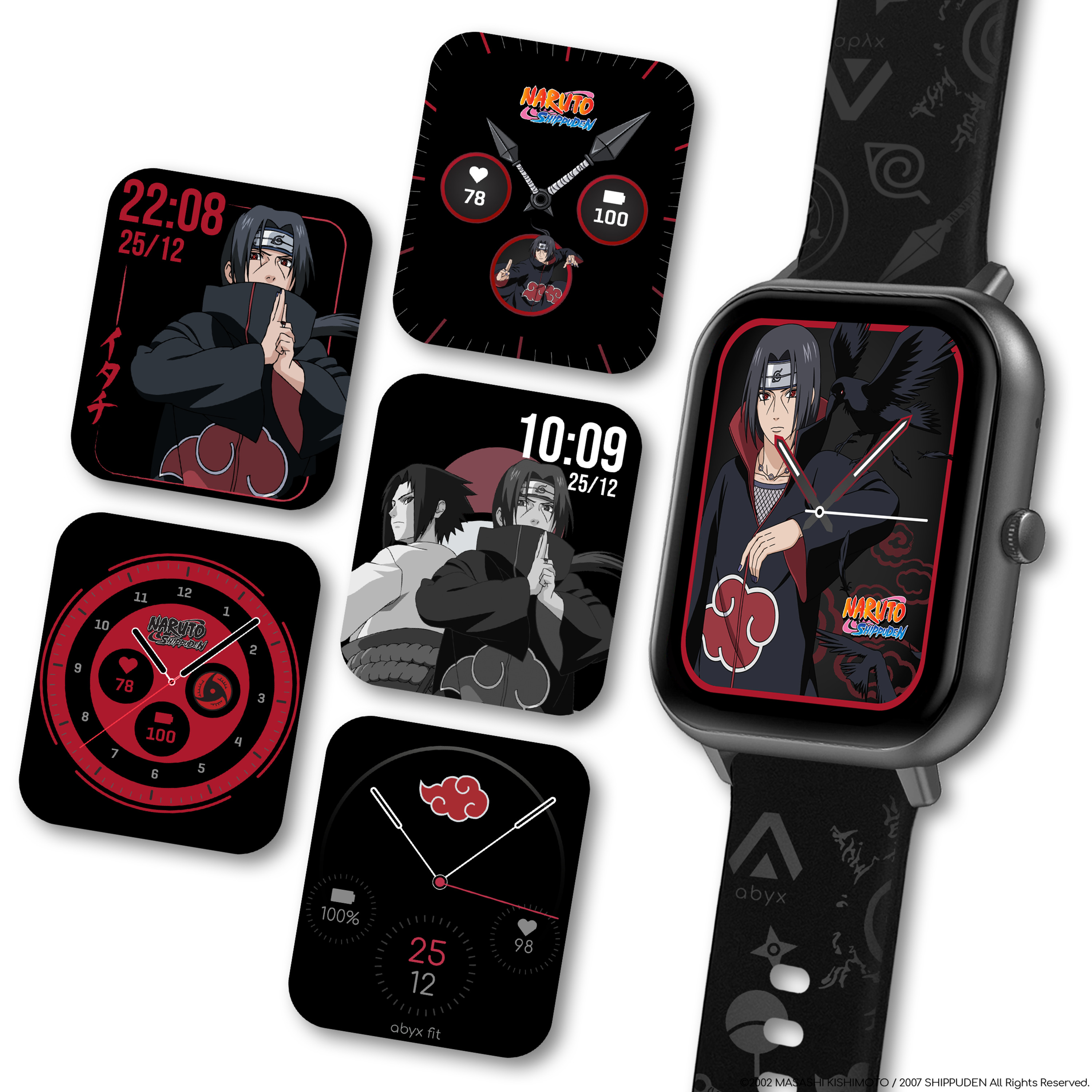 Voir la diapositive 4 : ABYX Montre connectée Itachi TOUCH 3 - Noir