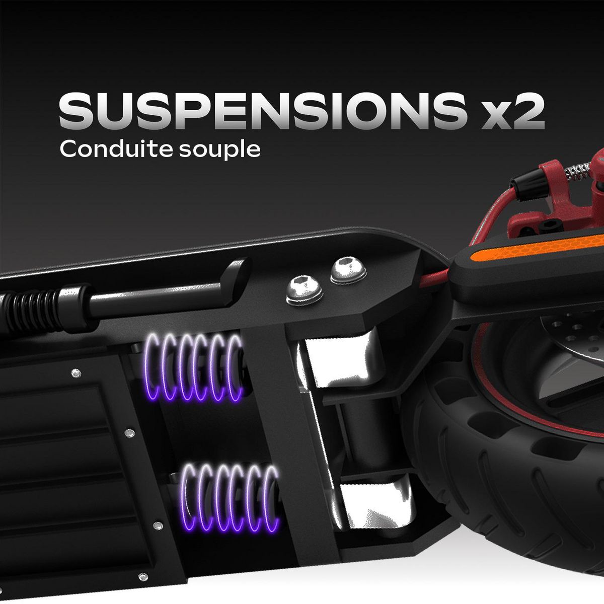 URBANGLIDE Trottinette électrique Trotti Ride 100 Pulse 30 - Noir